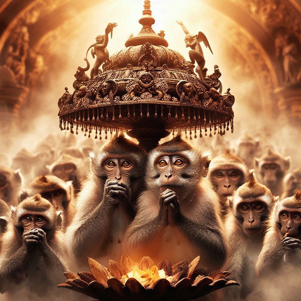 Do Monkeys Worship a Higher Power? – Examining Religious Rituals Where Monkeys Are Seen as Sacred Beings