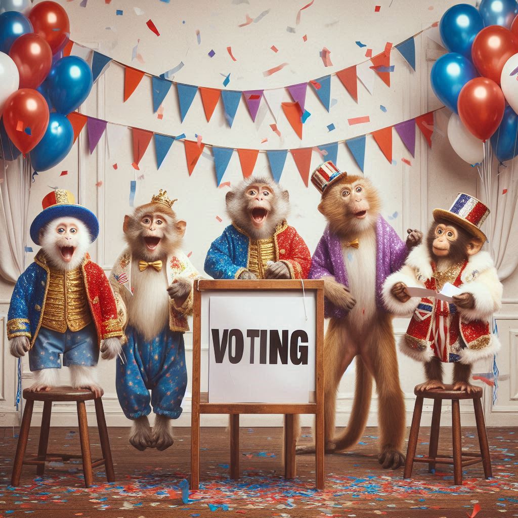 If Monkeys Could Vote, What Would Their Political Views Be? – Are They Pro-Bananas? Anti-Leash Laws?