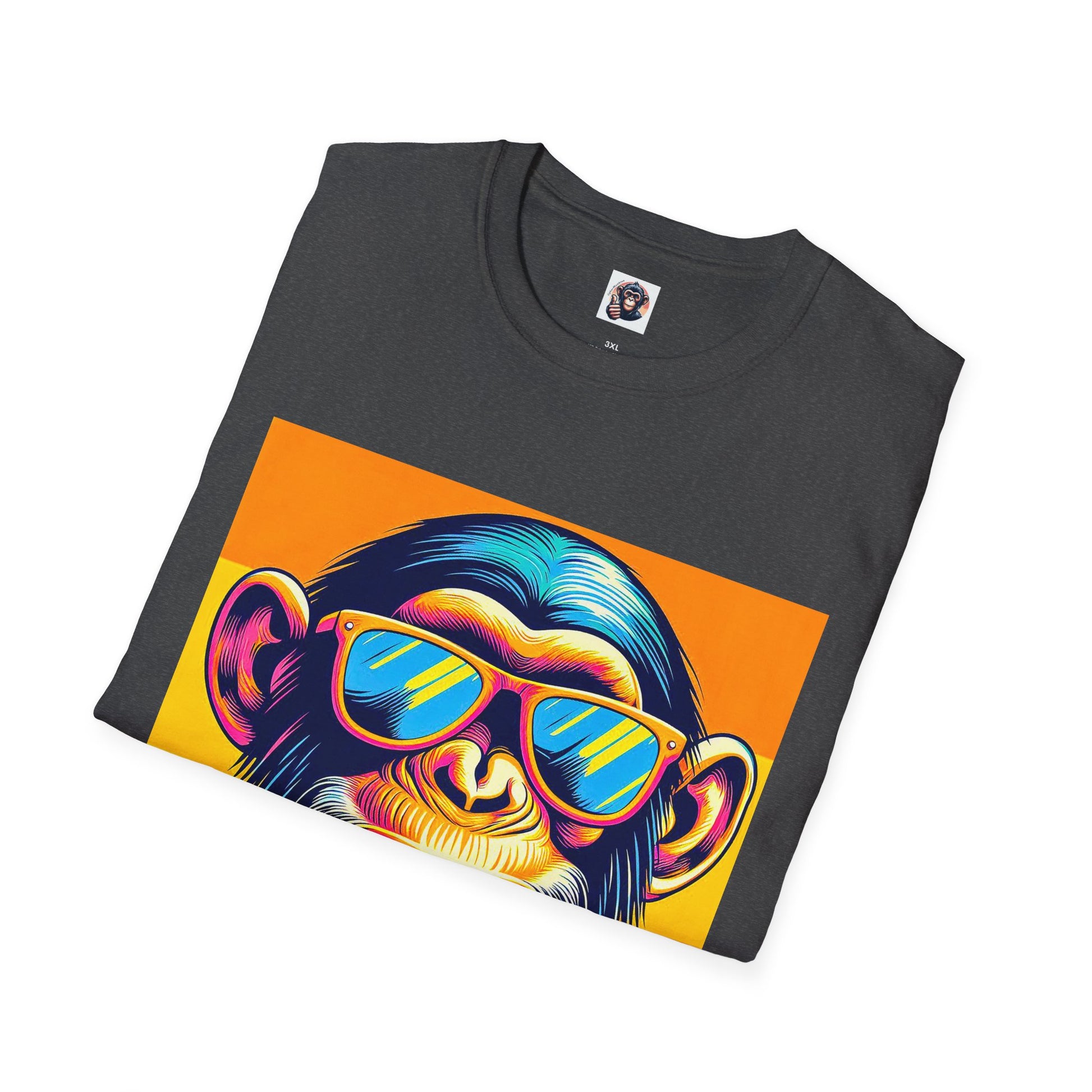 Chimp happy guy T-Shirt Printify