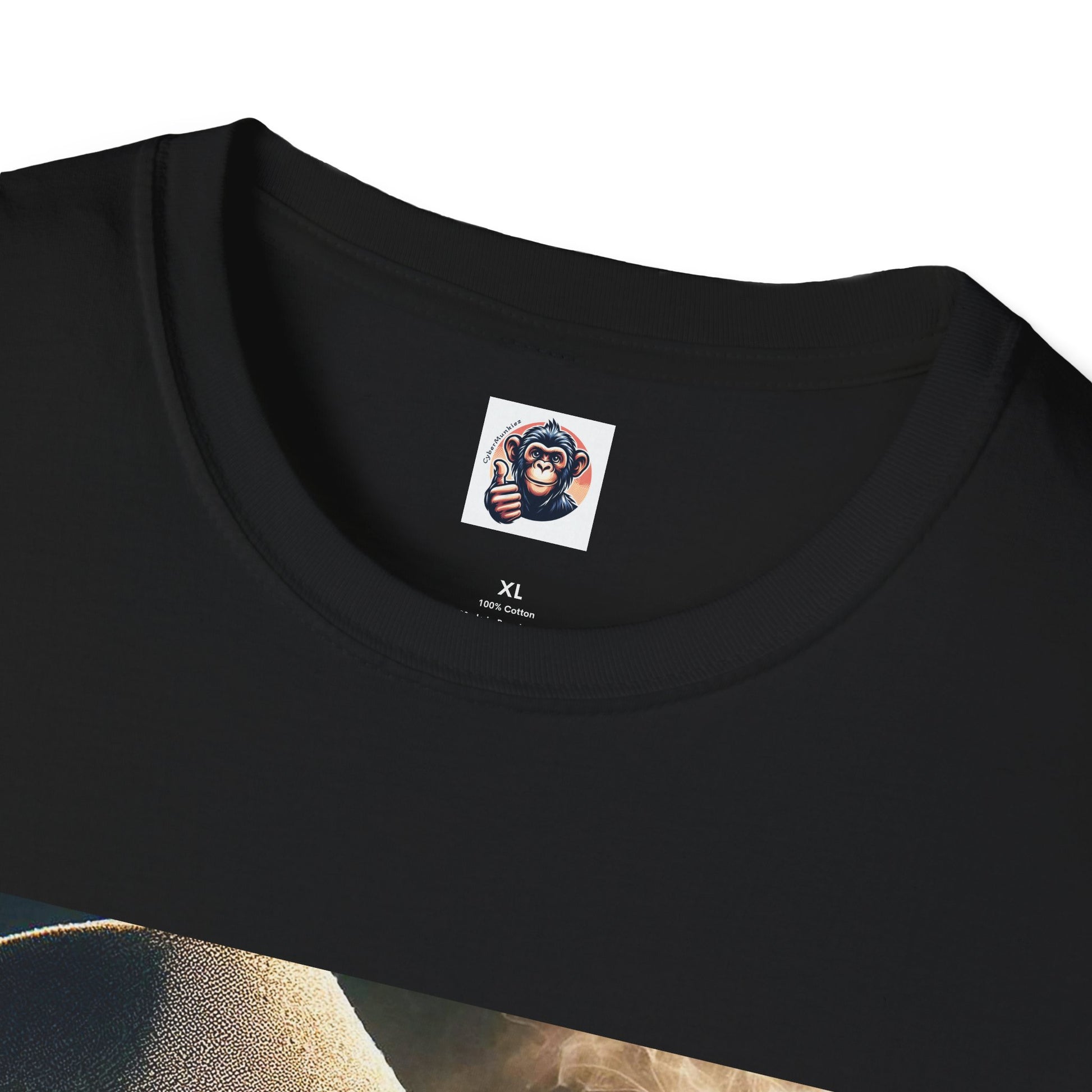 Capuchin Monkey cigar smoker T-Shirt Printify