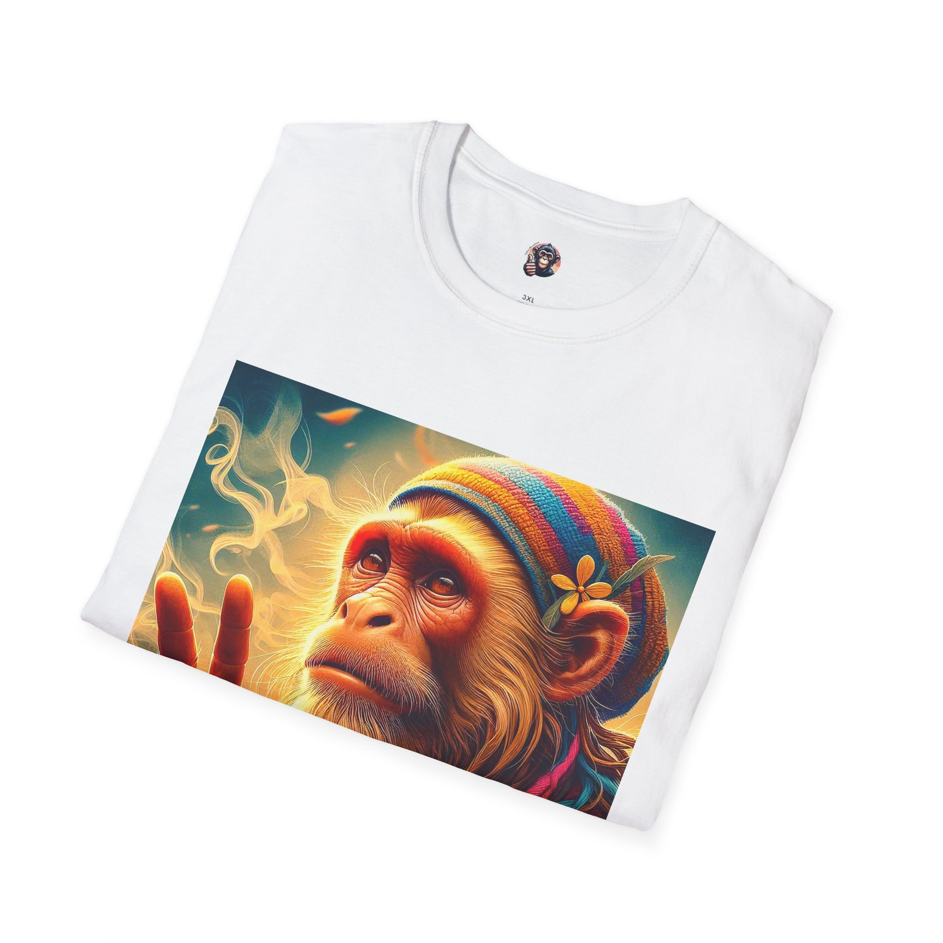 Capuchin Monkey wise man shirt T-Shirt Printify