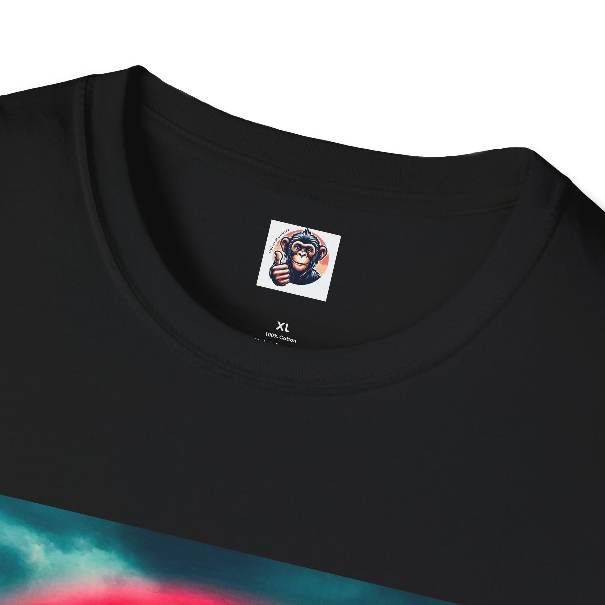 Baboon pretty rainbow T-Shirt Printify