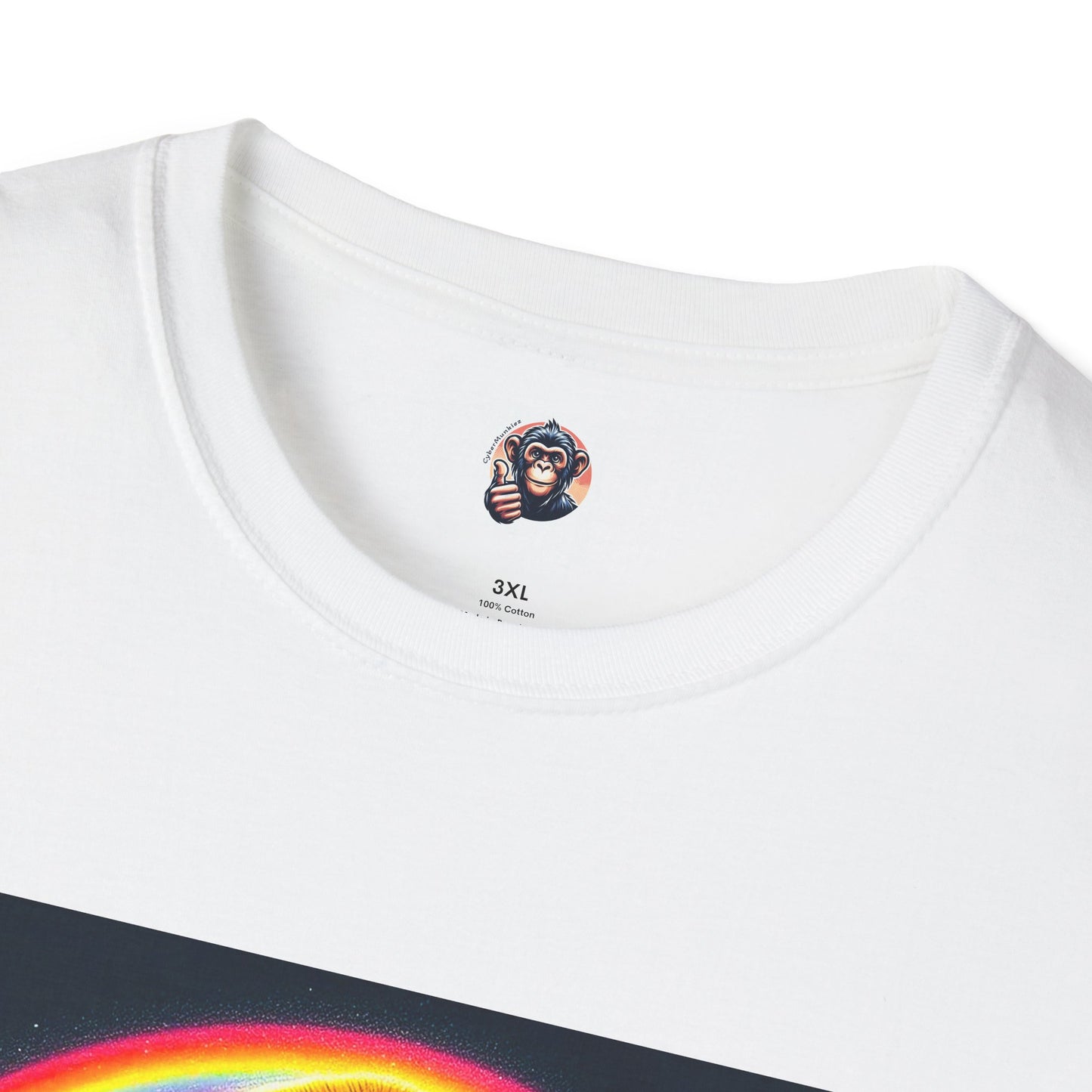 Gorilla rainbow ocean T-Shirt Printify