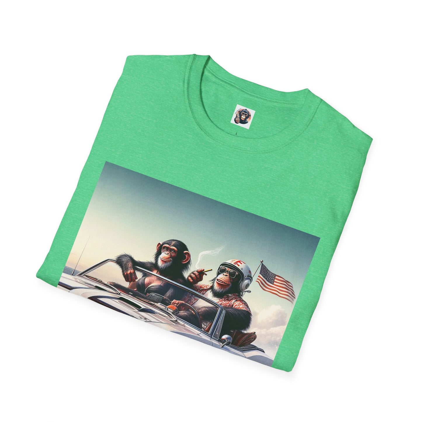 Wacky Chimp grey mustang