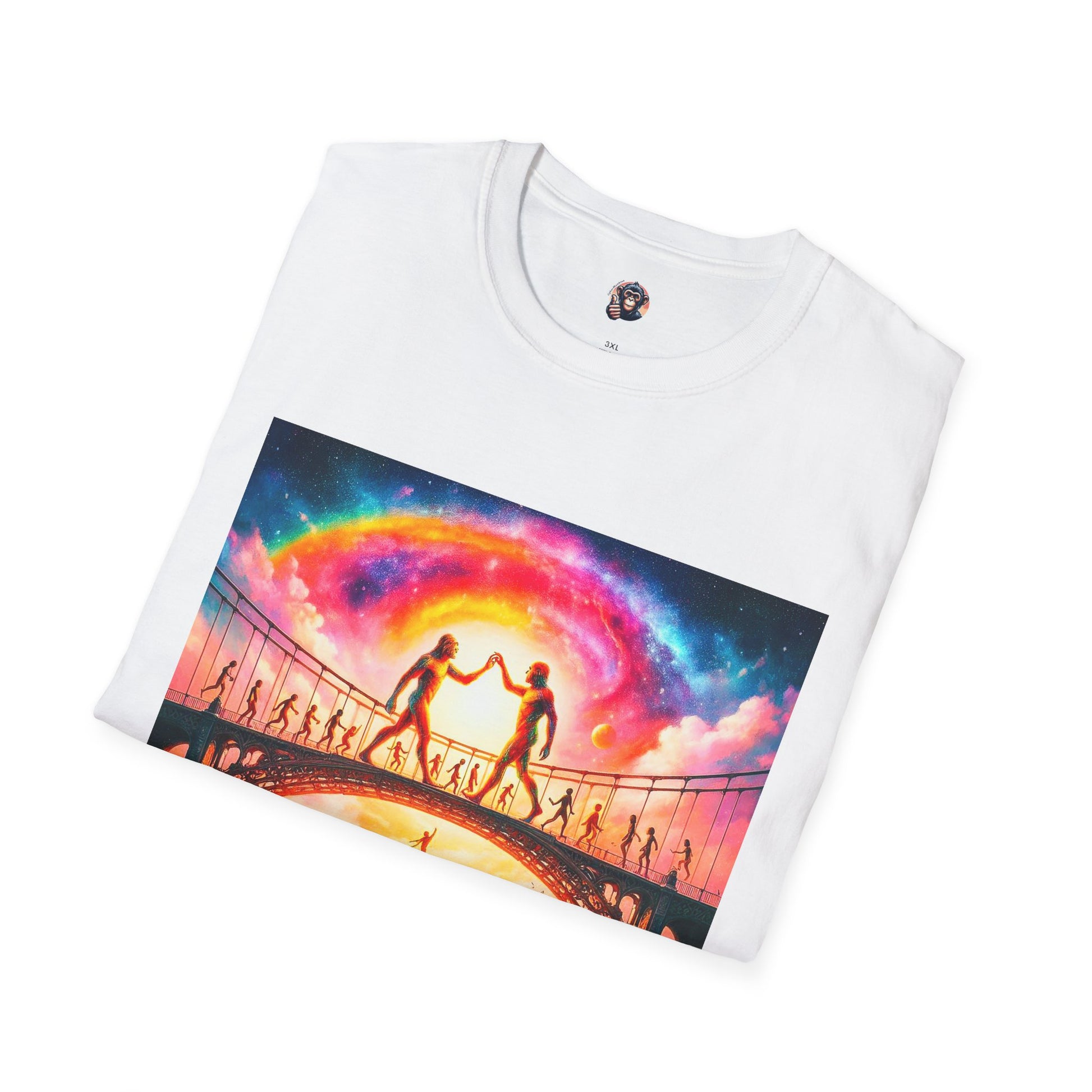 Homo Sapiens rainbow T-Shirt Printify
