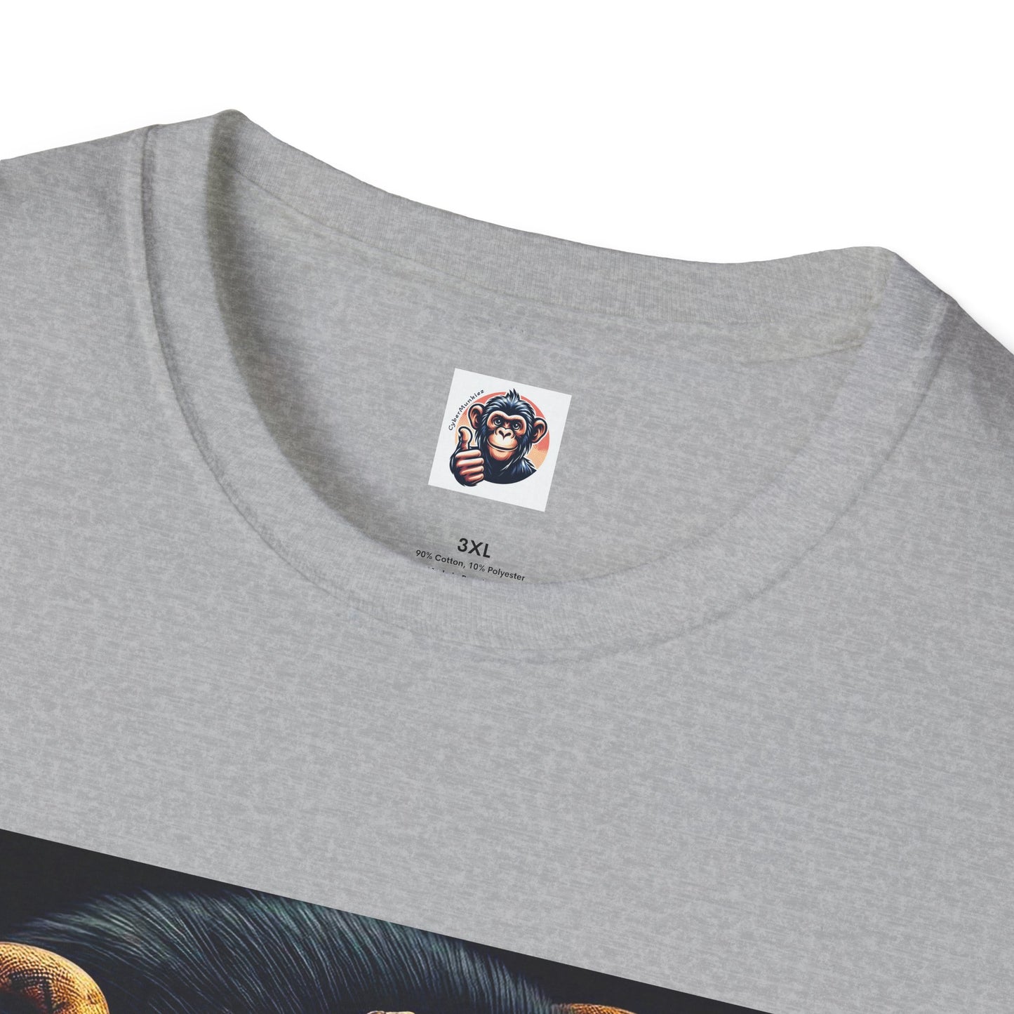 Capuchin Monkey snake hair shirt T-Shirt Printify