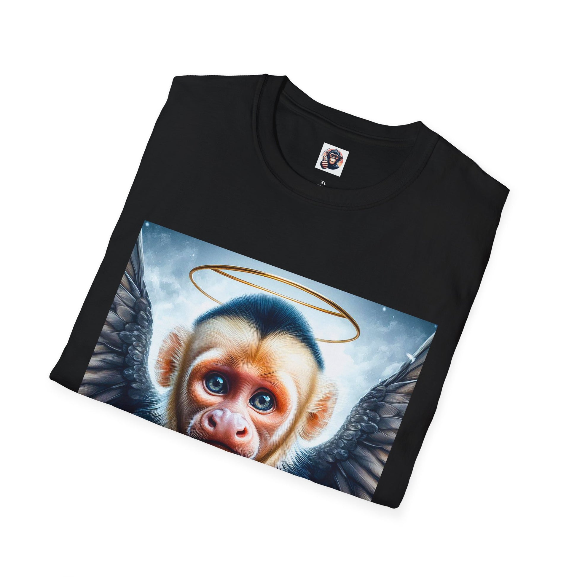 Capuchin Monkey Angel shirt T-Shirt Printify