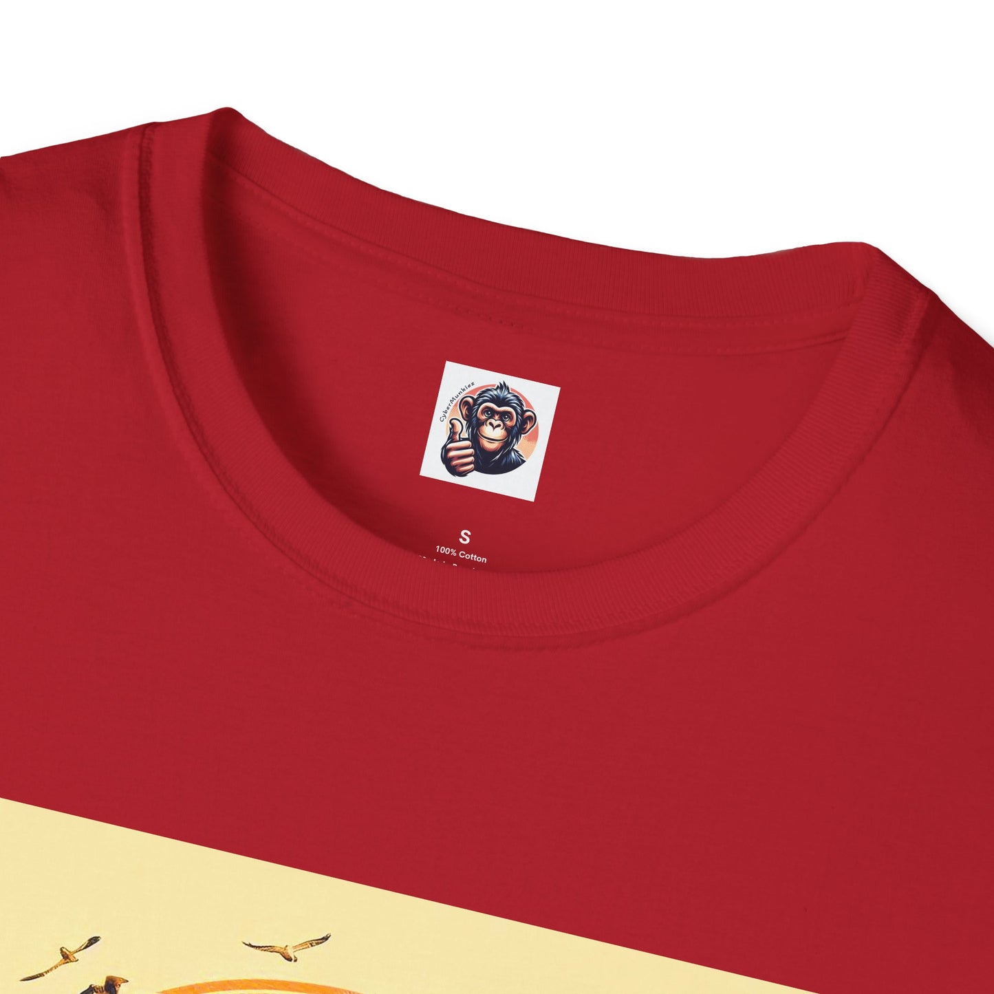 Baboon surfer T-Shirt Printify