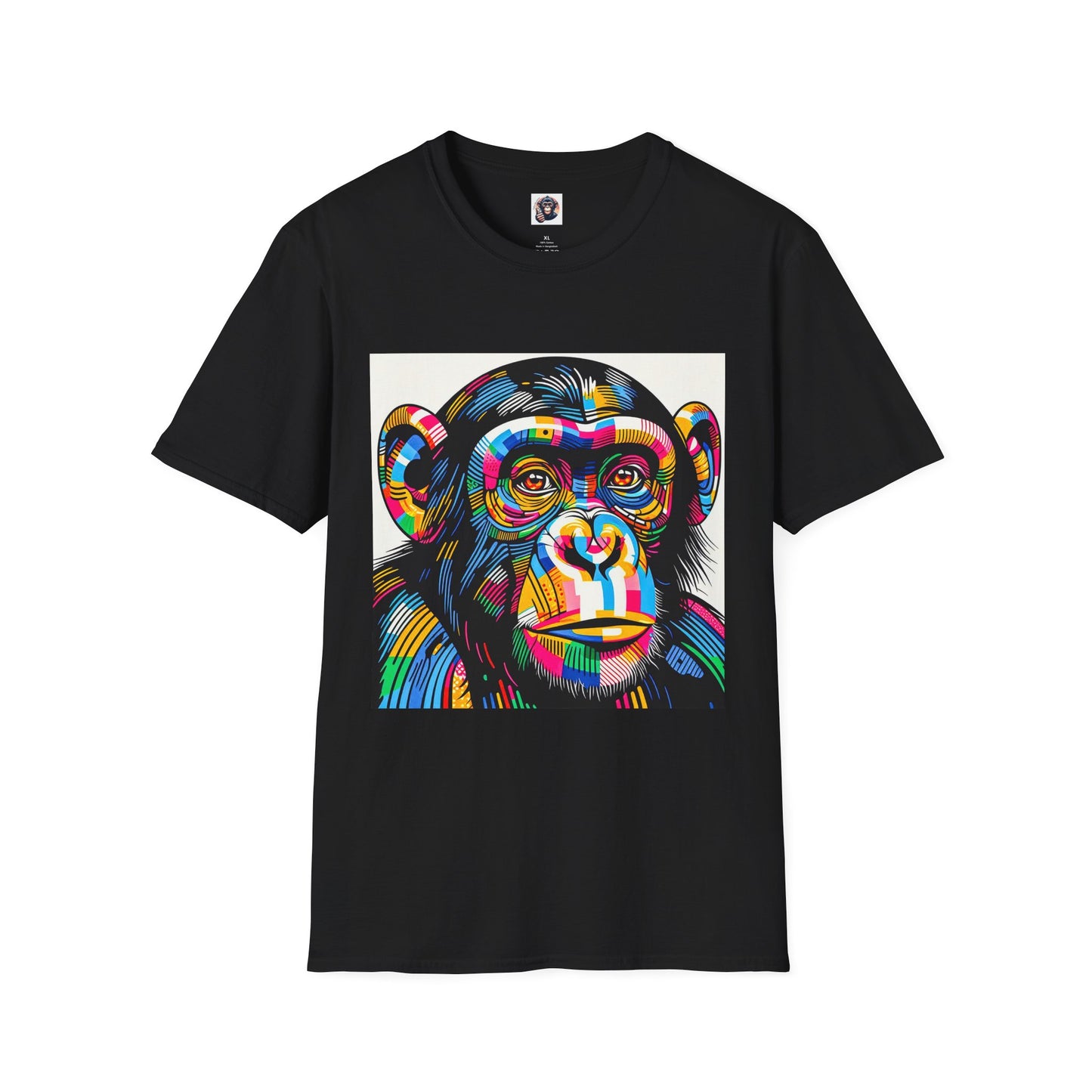 Bonobo colors T-Shirt Printify XS Black