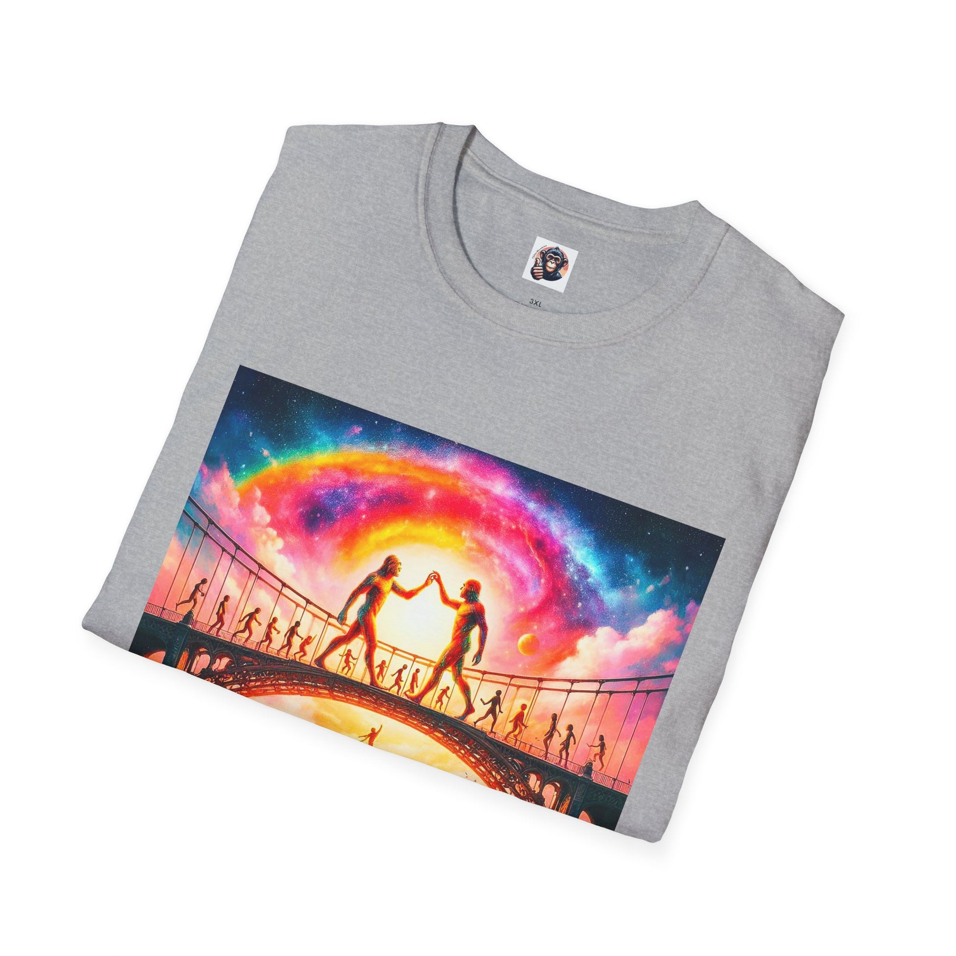 Homo Sapiens rainbow T-Shirt Printify