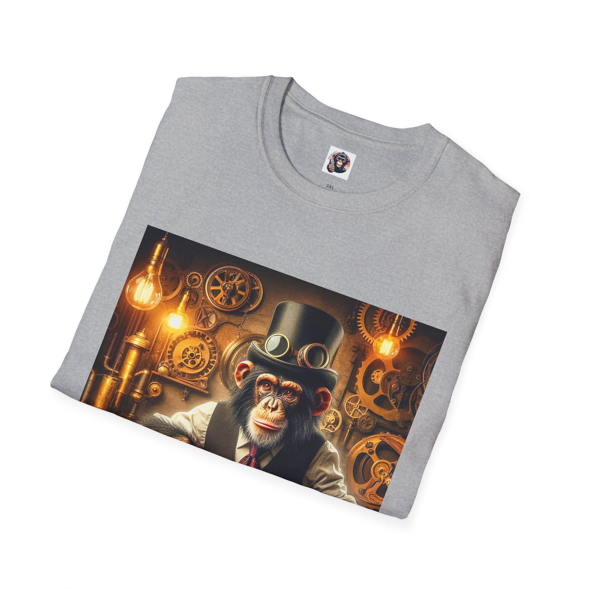 Chimp steam punk T-Shirt Printify