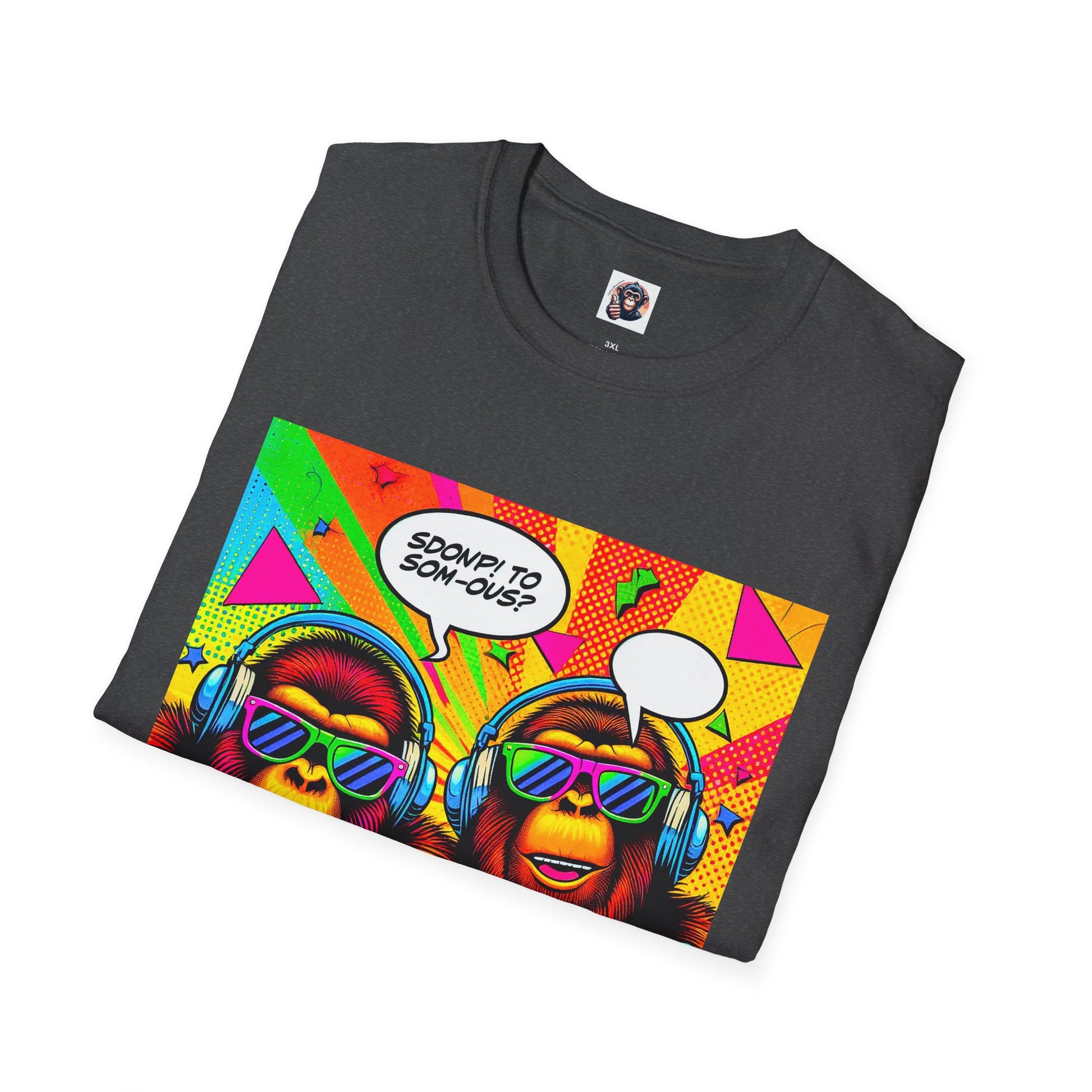 Orangutans comic book T-Shirt Printify