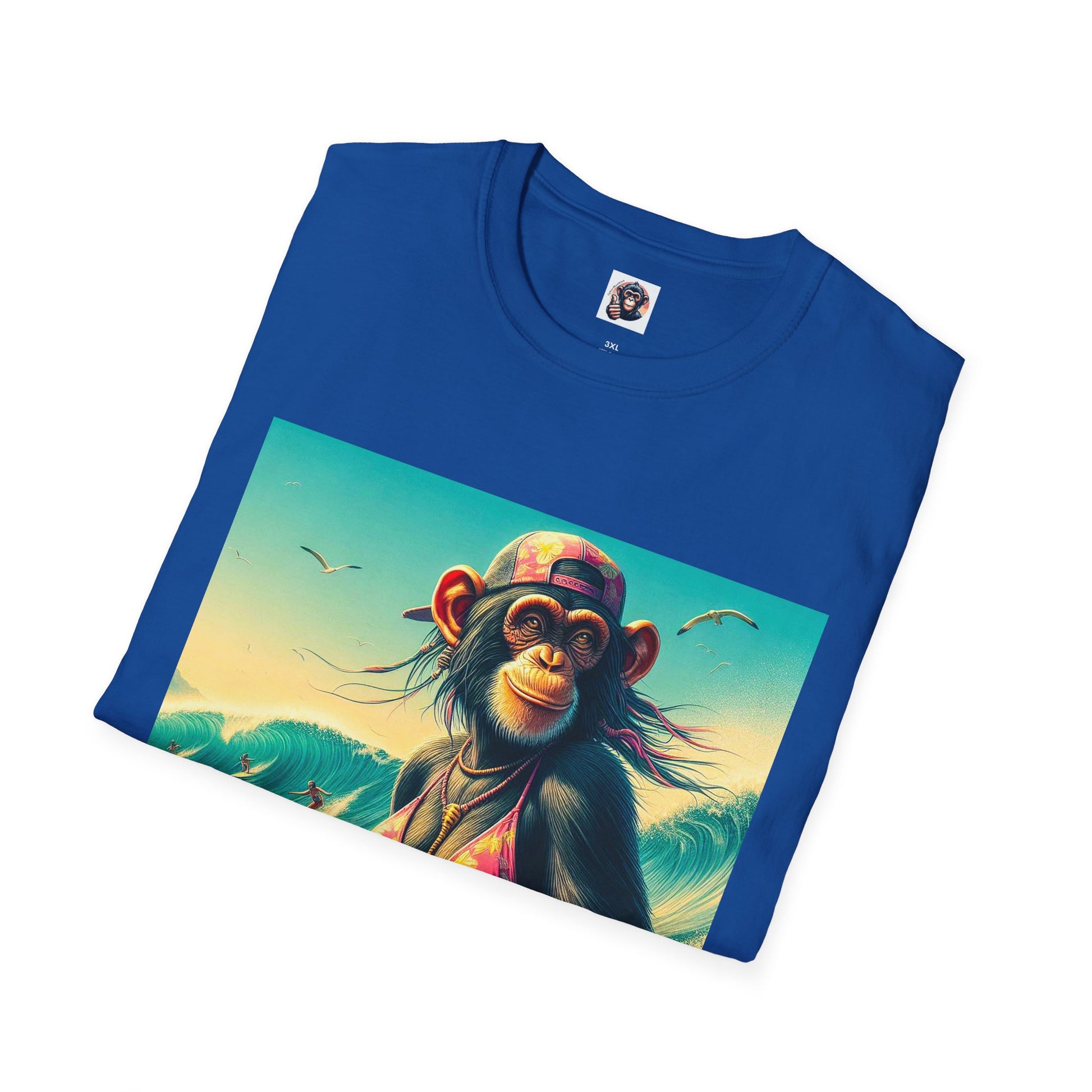 Chimp ocean babe T-Shirt Printify