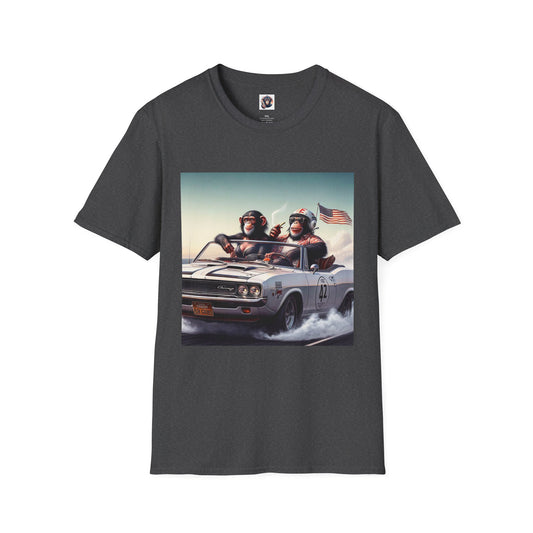 Wacky Chimp grey mustang T-Shirt Printify XS Dark Heather