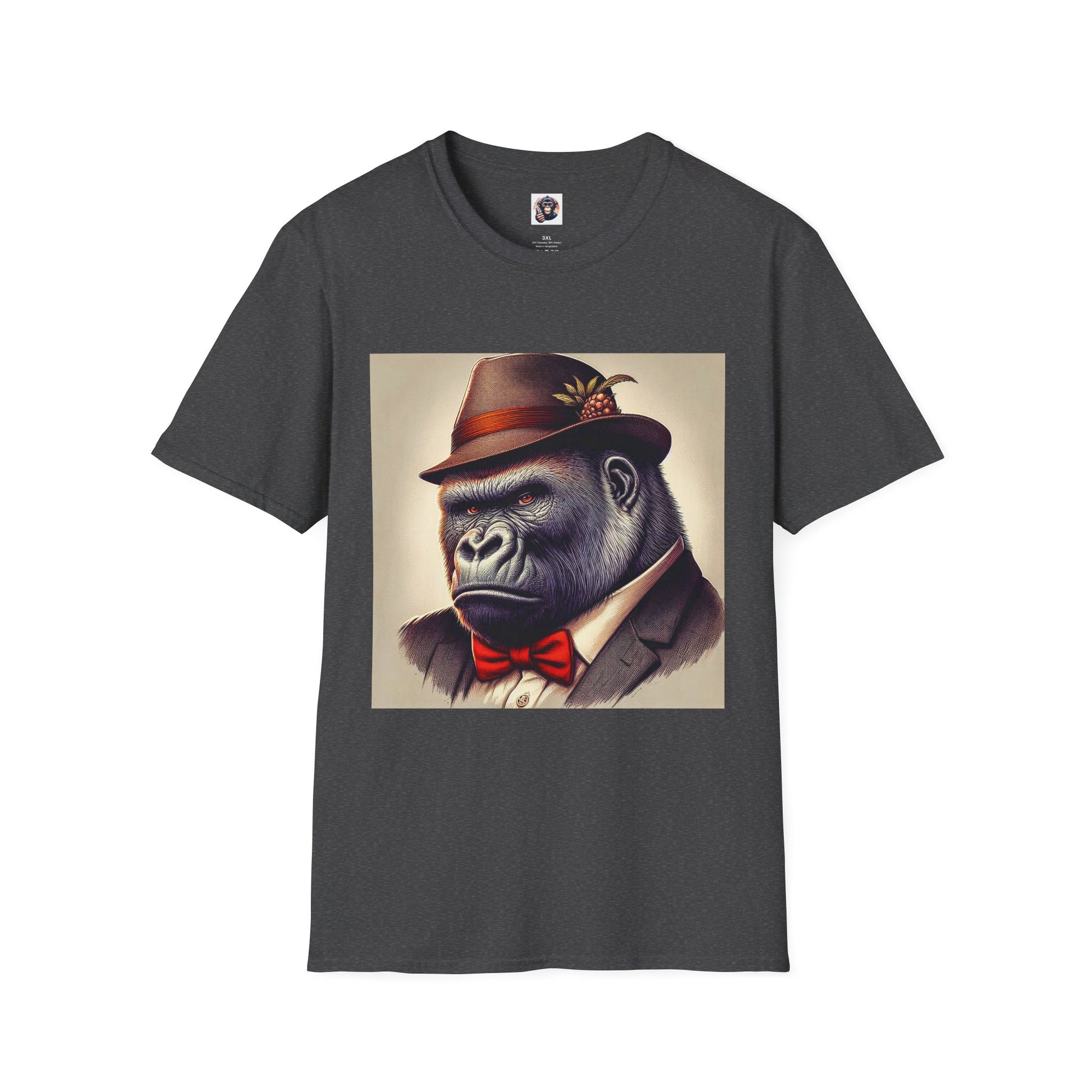 Gorilla tough guy T-Shirt Printify XS Dark Heather