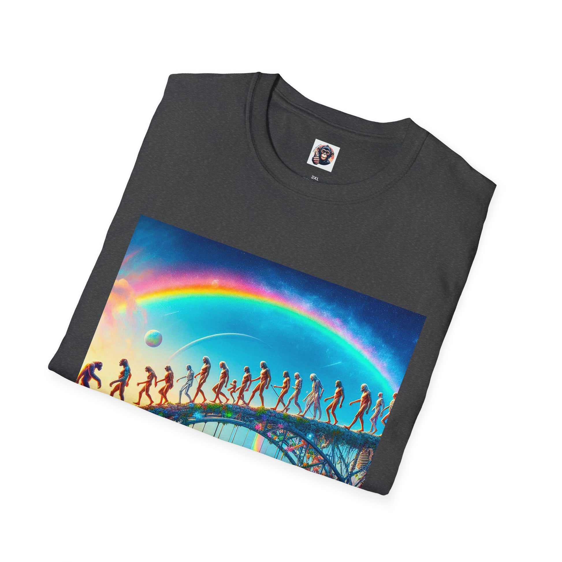 Homo Sapiens rainbow bridge T-Shirt Printify