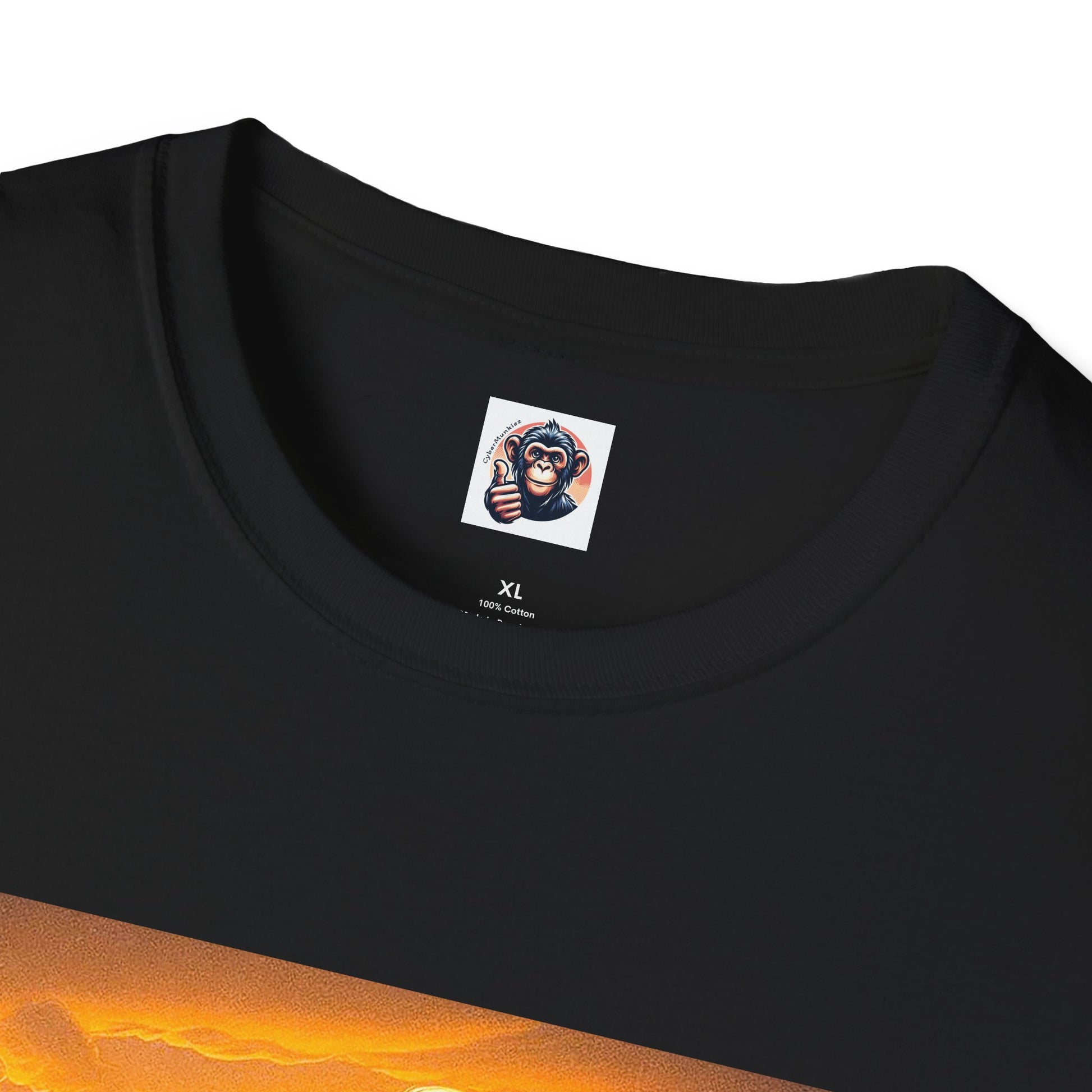 Chimp surfing queen T-Shirt Printify