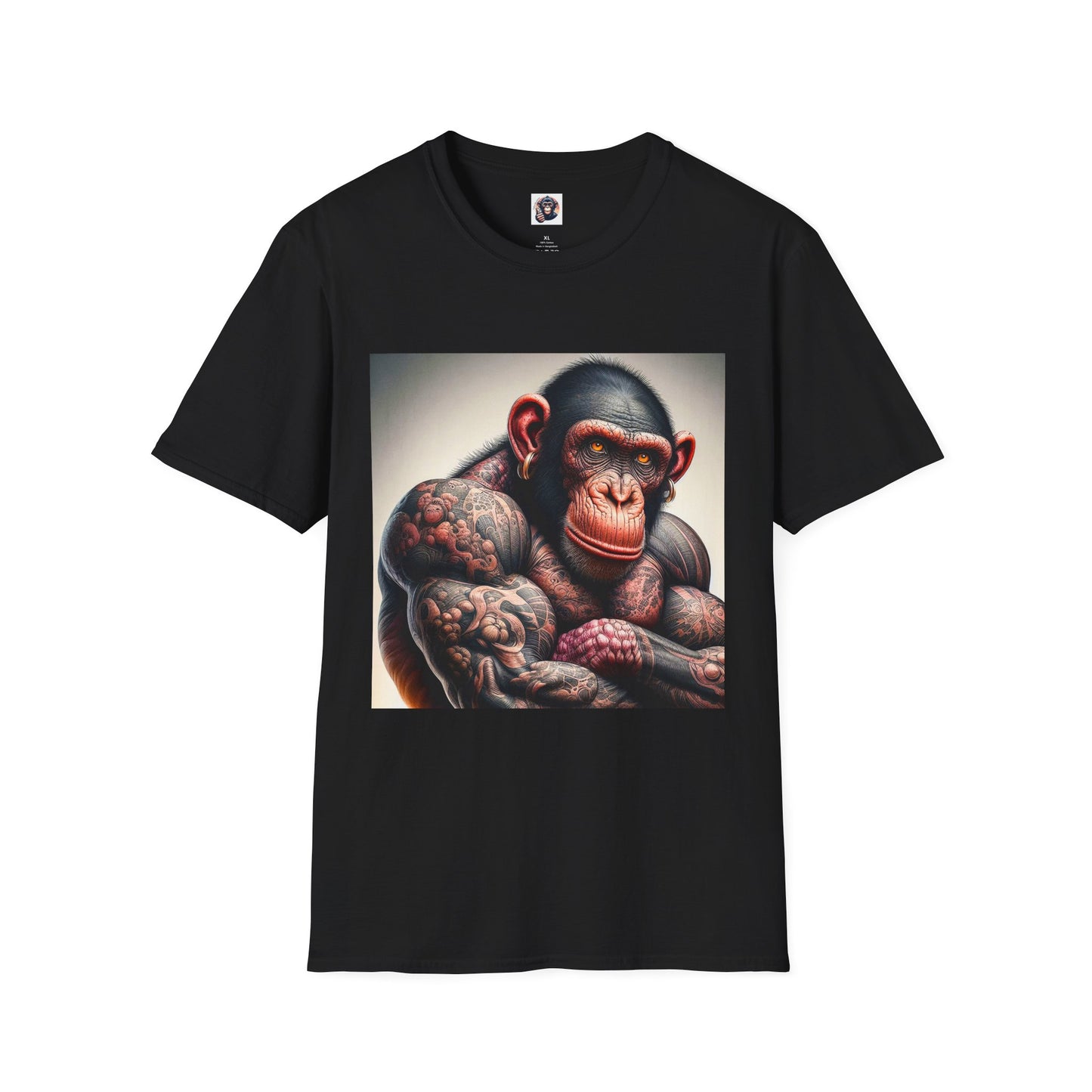Bonobo muscles T-Shirt Printify XS Black