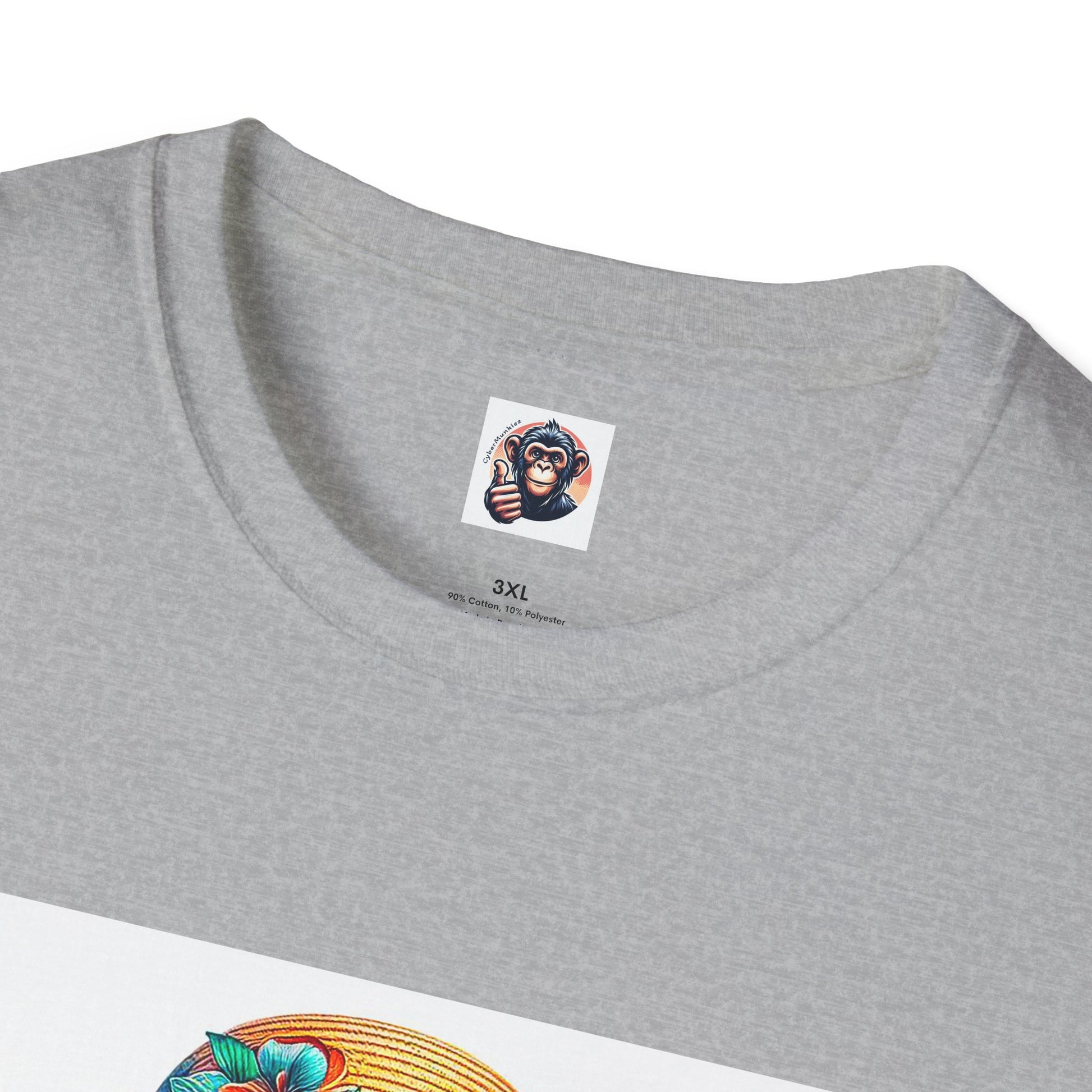 Capuchin Monkey beach surfer T-Shirt Printify