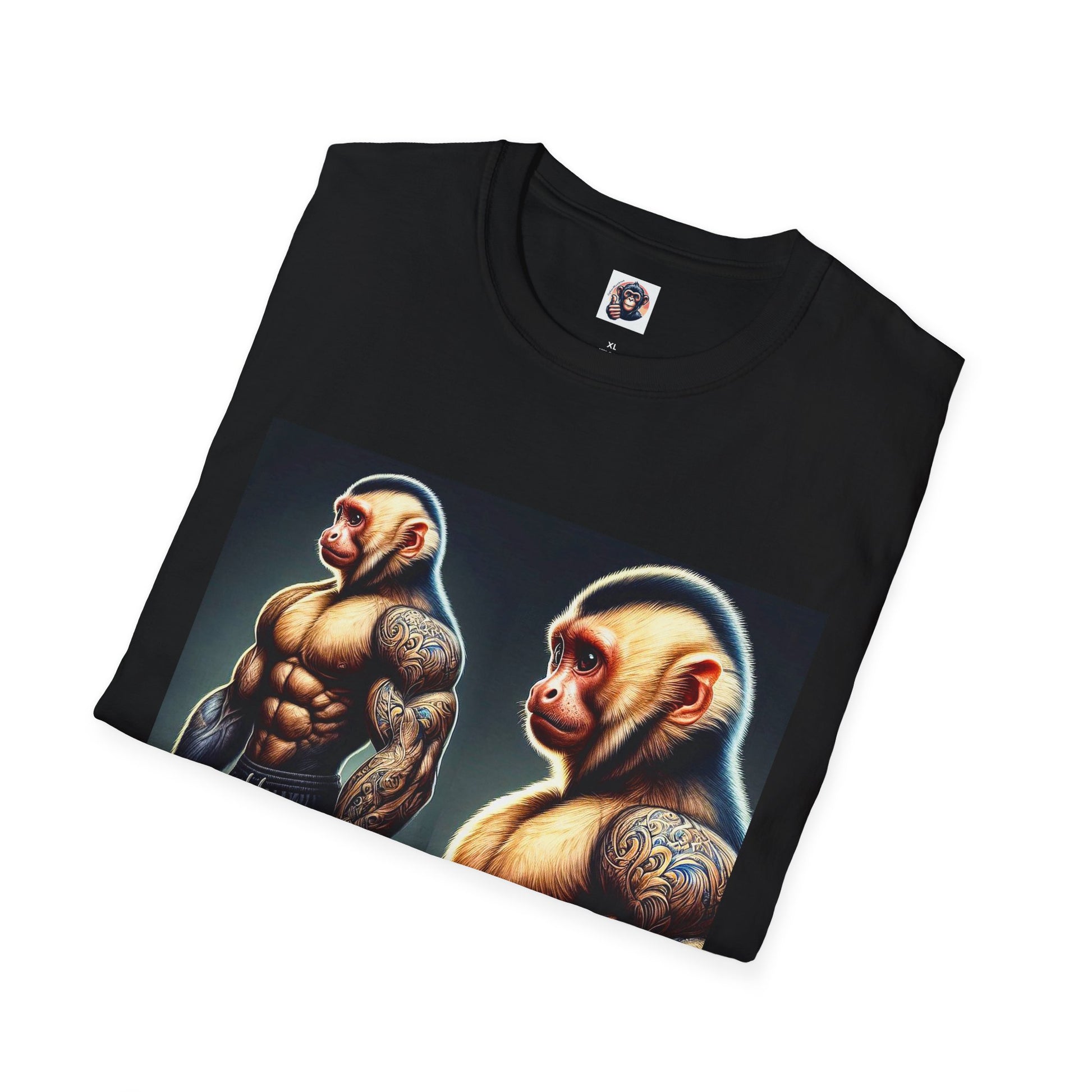 Capuchin Monkey personal trainer T-Shirt Printify