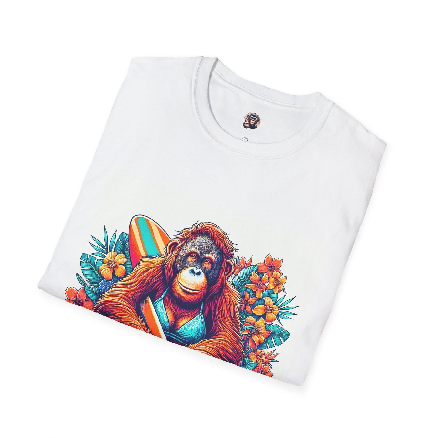 Orangutans surfing T-Shirt Printify