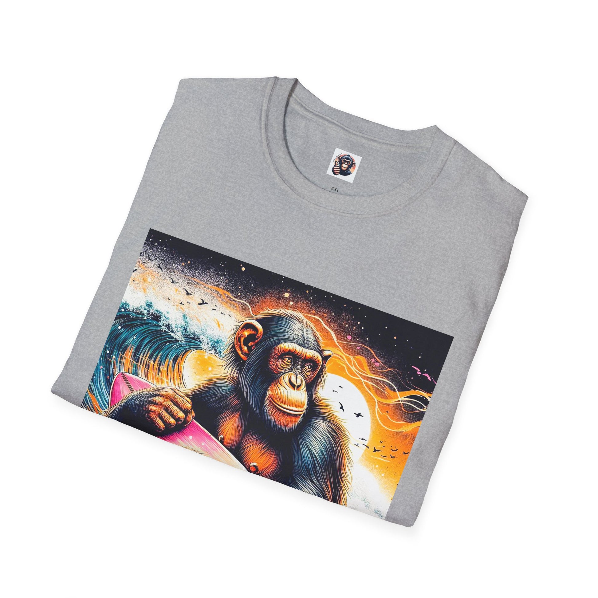 Bonobo surfer T-Shirt Printify