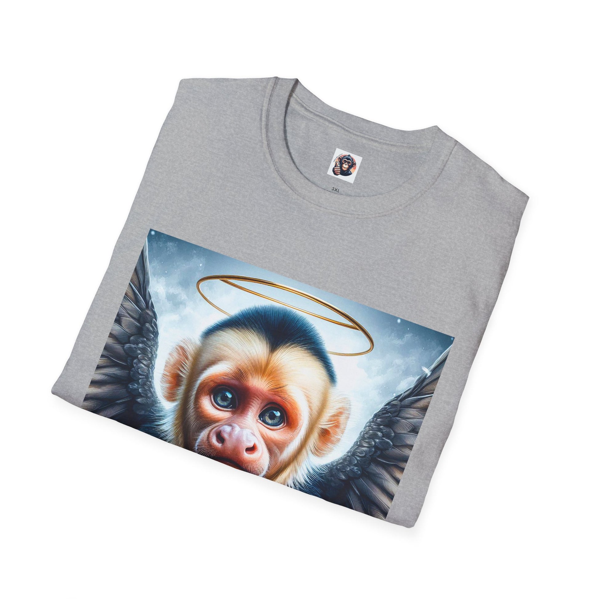 Capuchin Monkey Angel shirt T-Shirt Printify