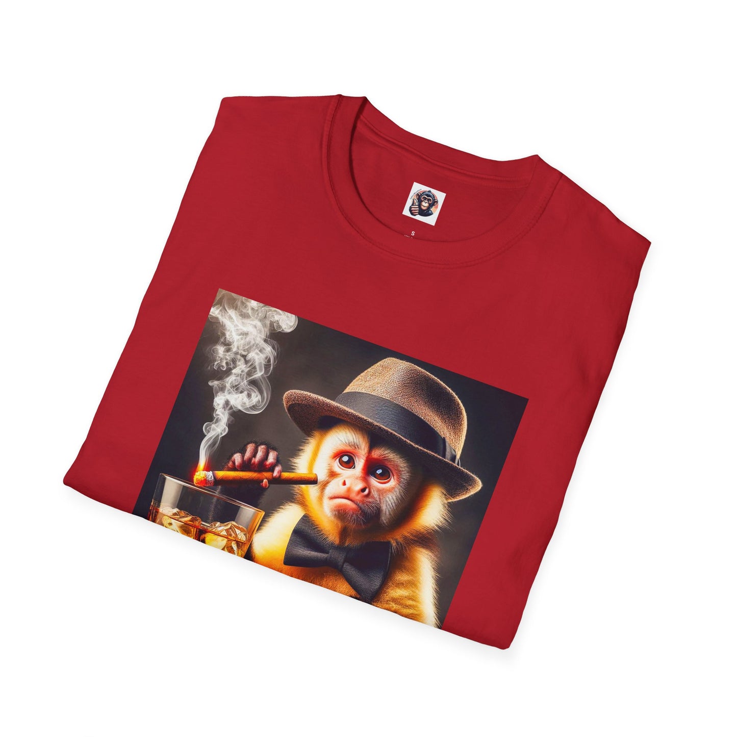 Capuchin Monkey smoking shirt