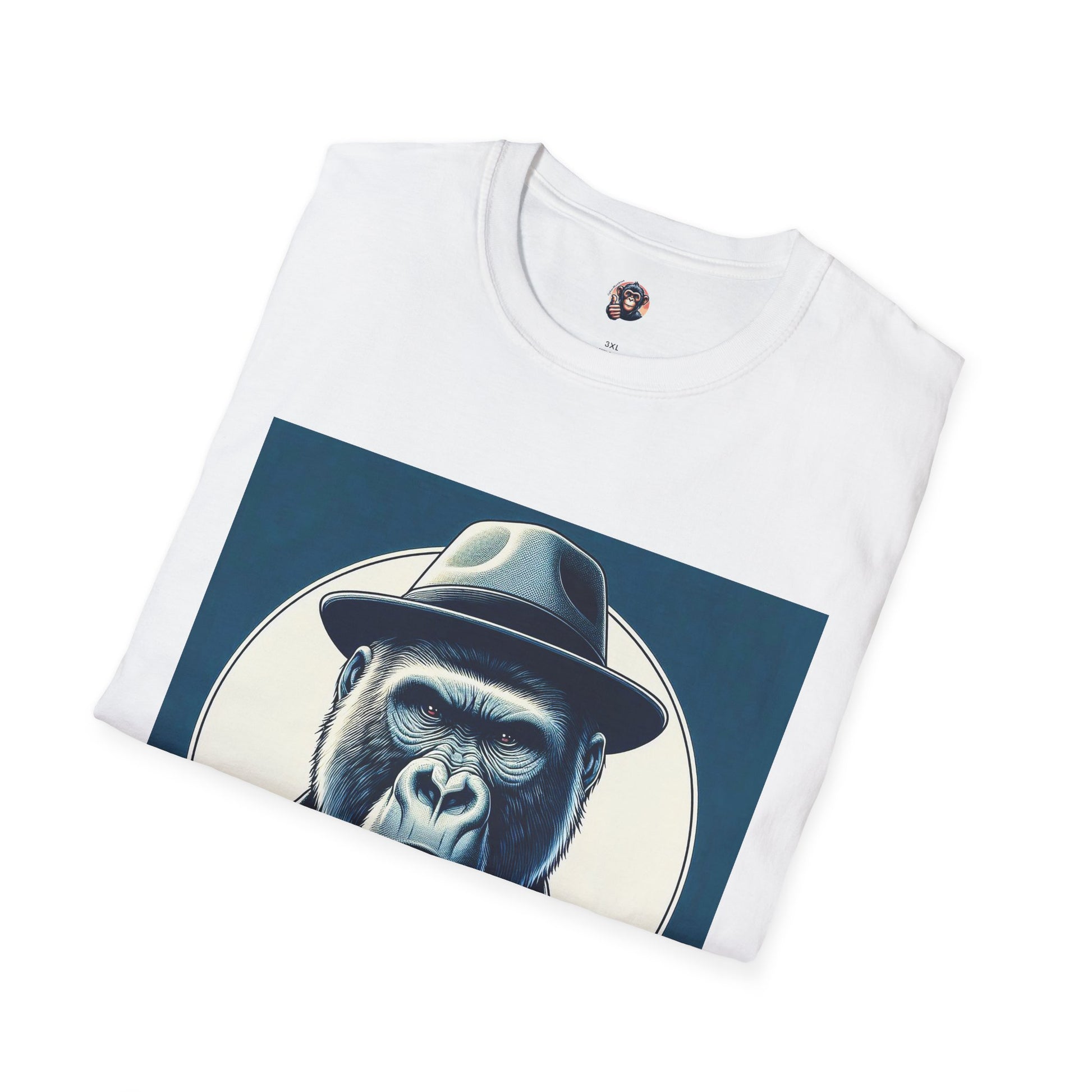 Gorilla working man T-Shirt Printify