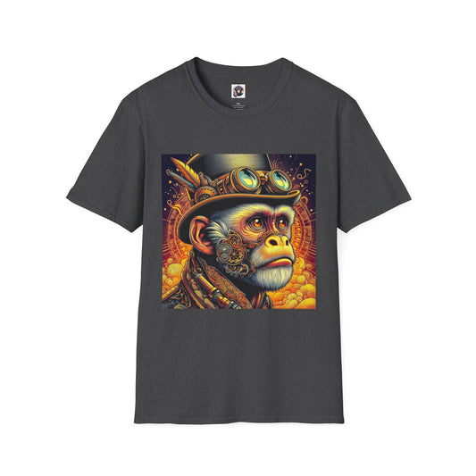 Capuchin Monkey T-Shirt Printify XS Dark Heather
