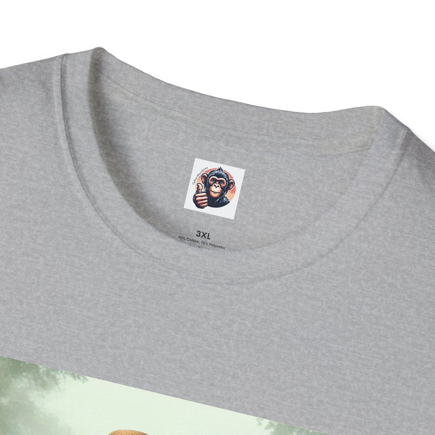 Capuchin Monkey couple driving shirt T-Shirt Printify