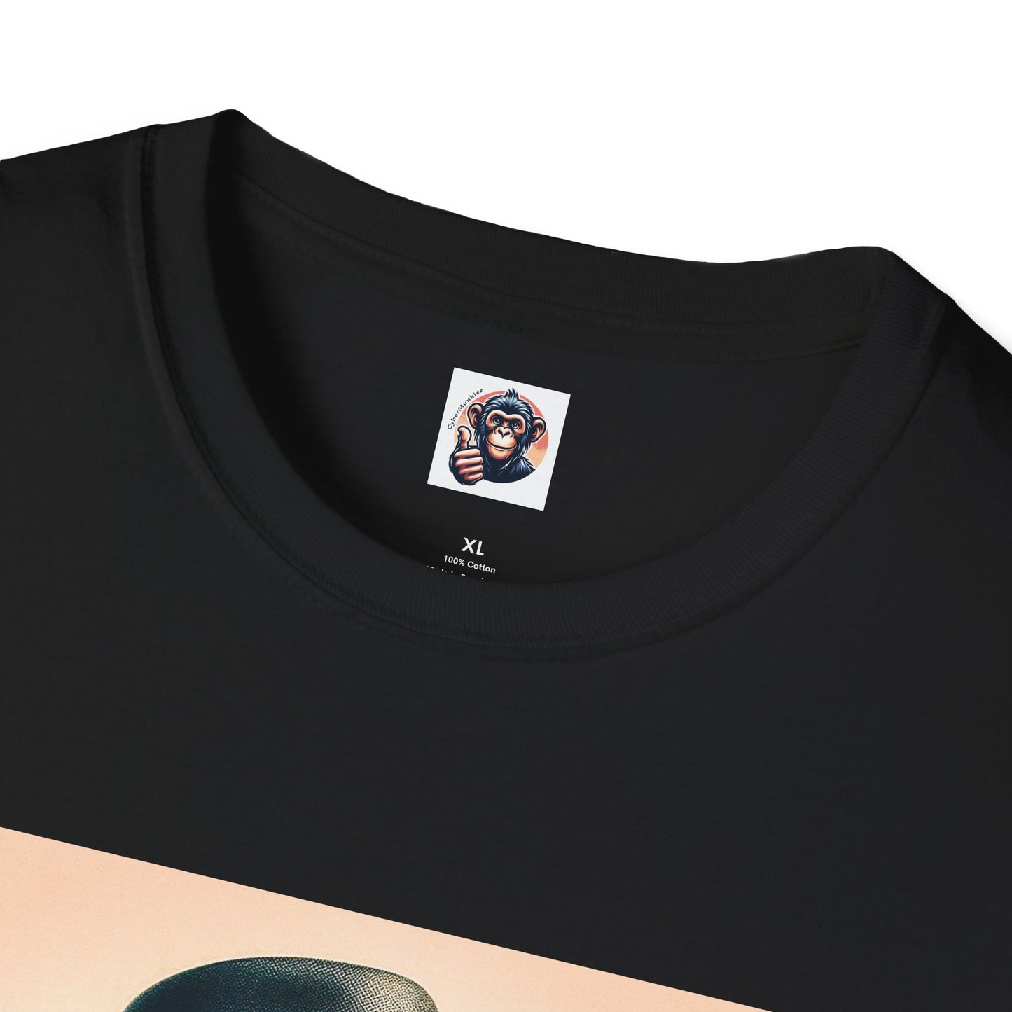 Baboon hat and bow T-Shirt Printify