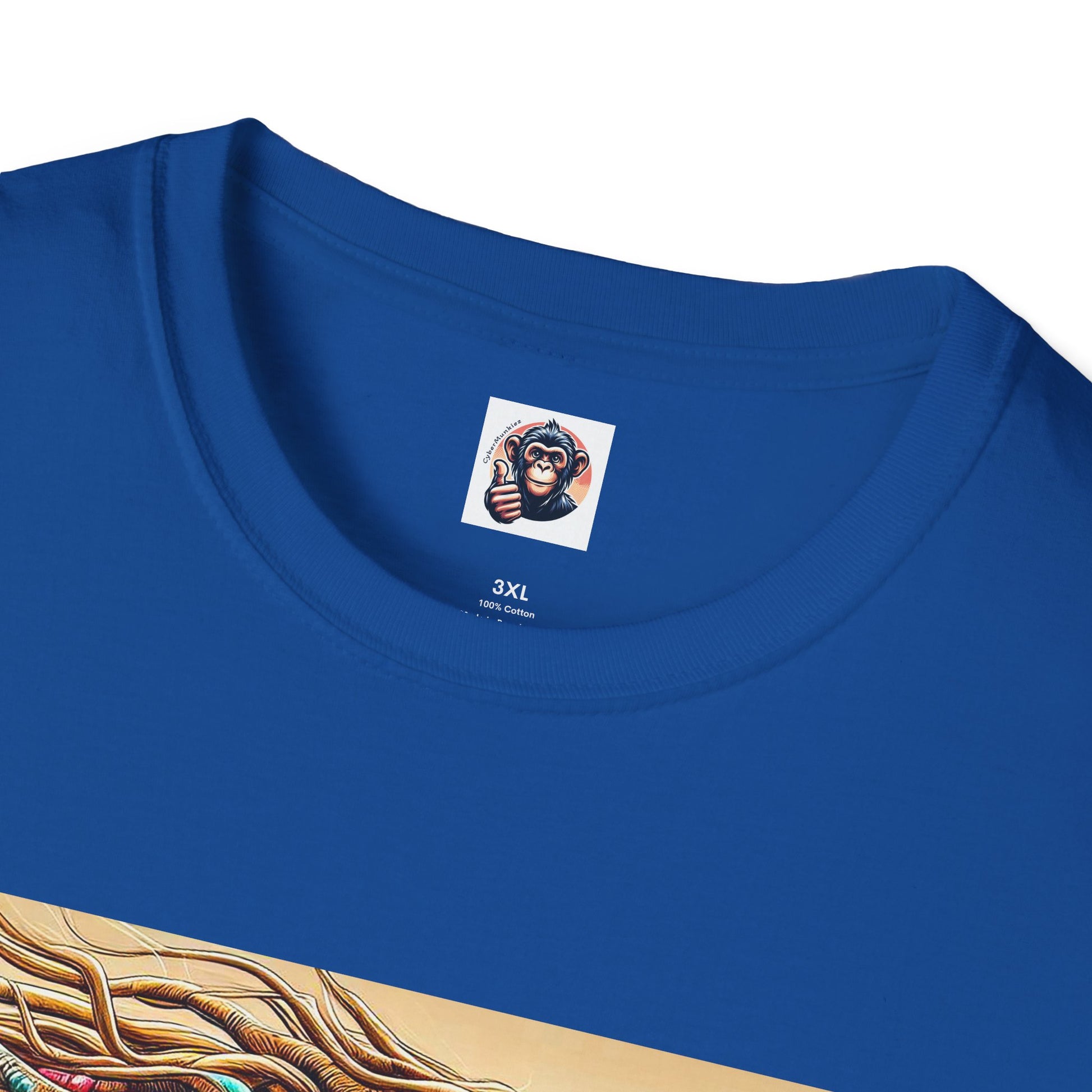 Capuchin Monkey warrior king surfer T-Shirt Printify