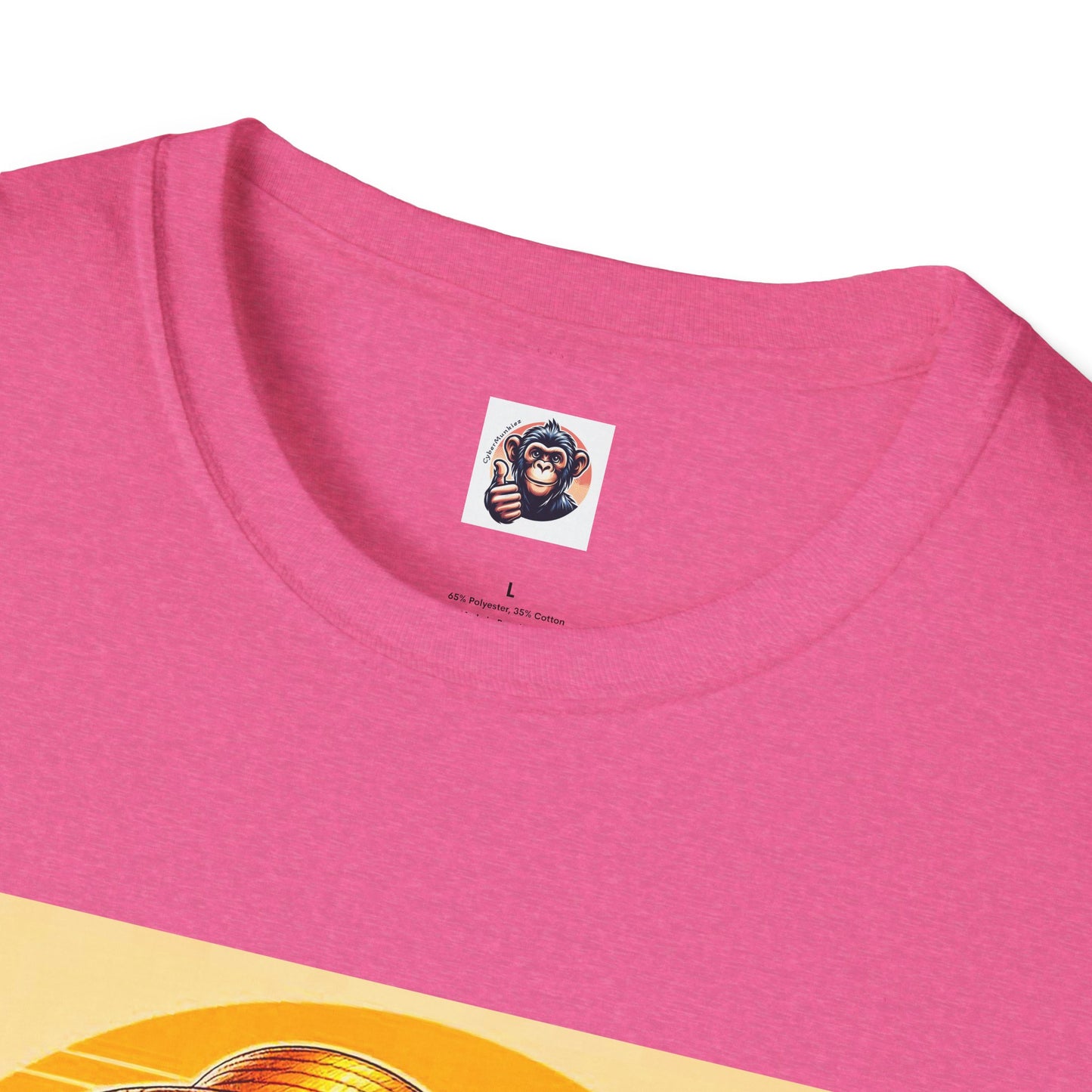 Baboon surfing shirt