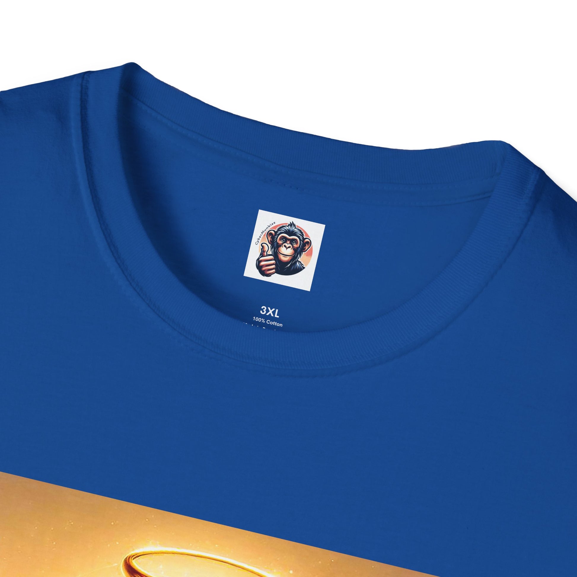 Chimp harp player T-Shirt Printify