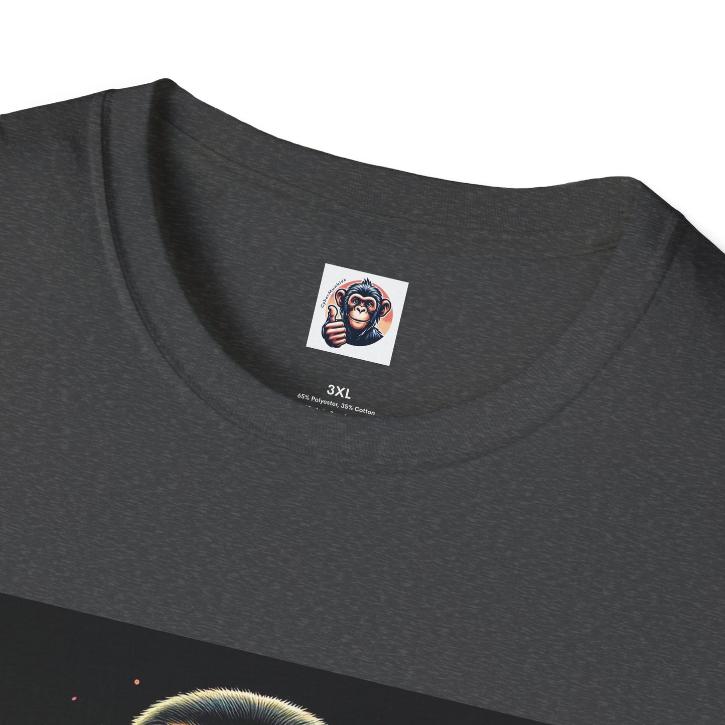 Capuchin Monkey tough muscle man shirt T-Shirt Printify