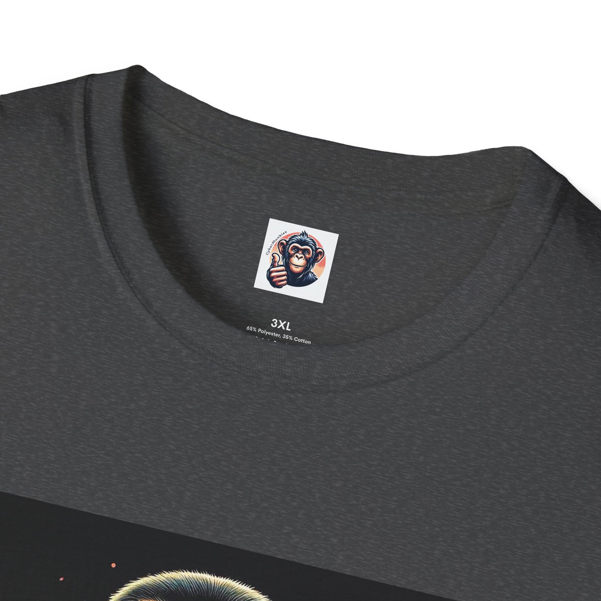 Capuchin Monkey tough muscle man shirt T-Shirt Printify