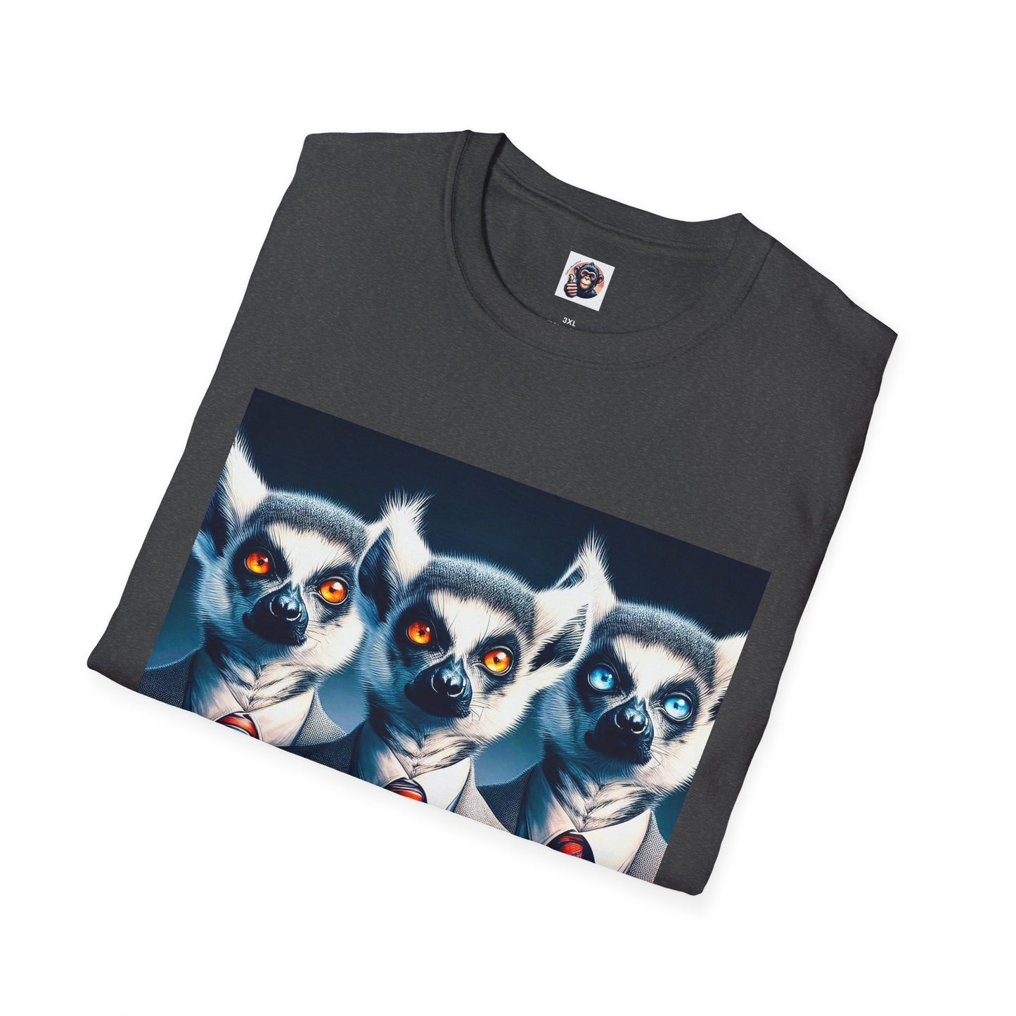 Lemurs business man T-Shirt Printify