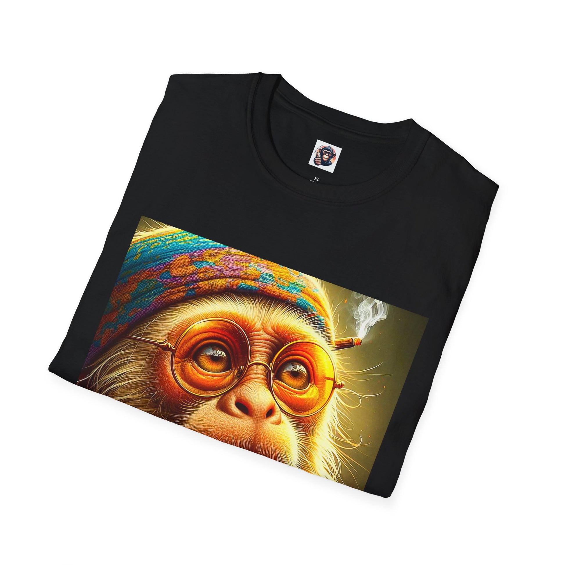 Capuchin Monkey old man shirt T-Shirt Printify