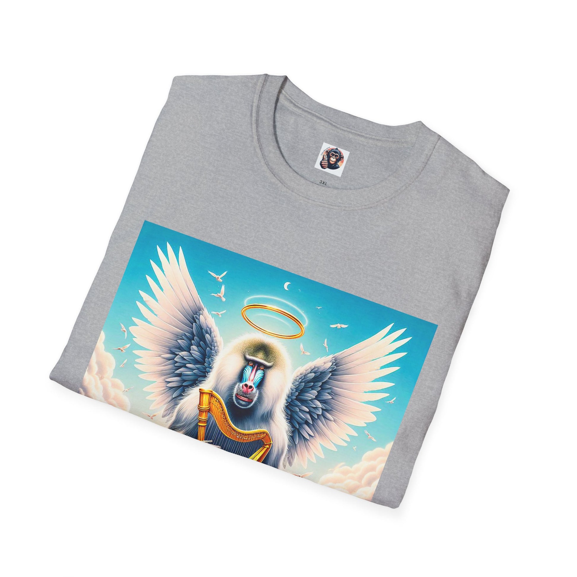 Baboon harp T-Shirt Printify