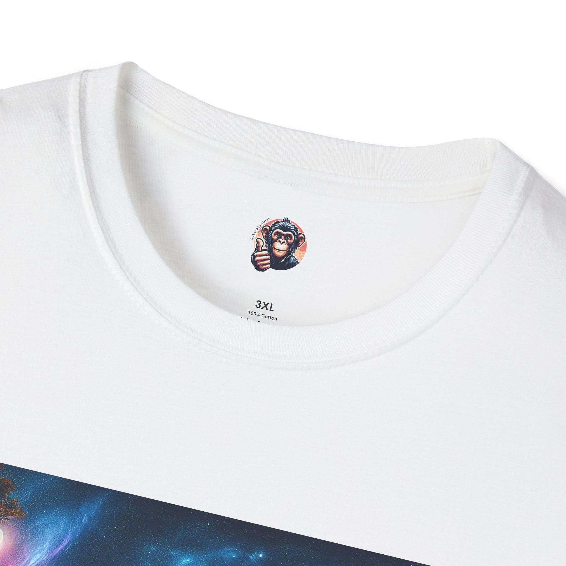 Bonobo twirling rainbow T-Shirt Printify