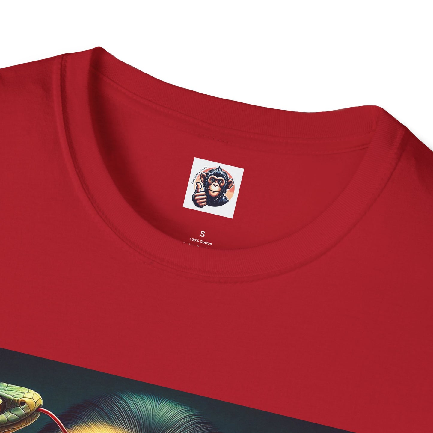 Capuchin Monkey scary snakes shirt