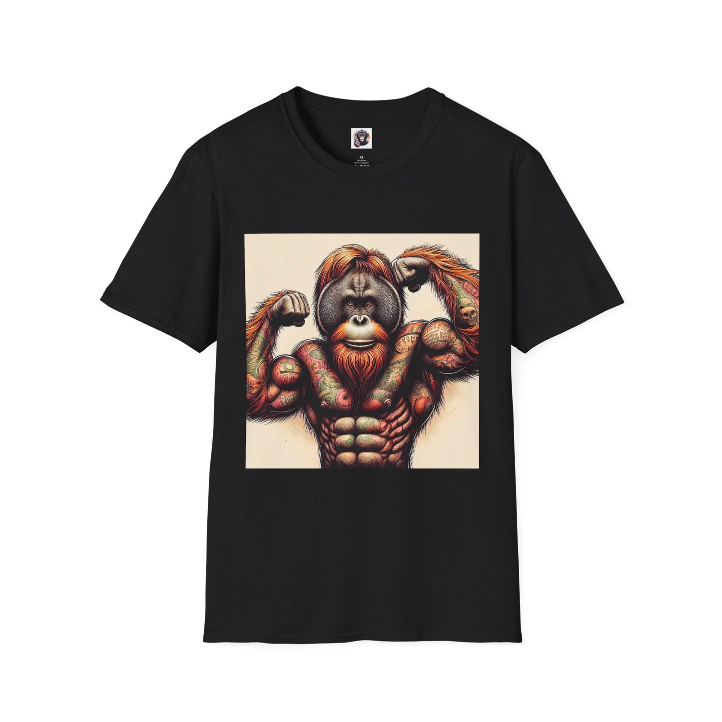 Orangutans personal trainer T-Shirt Printify XS Black