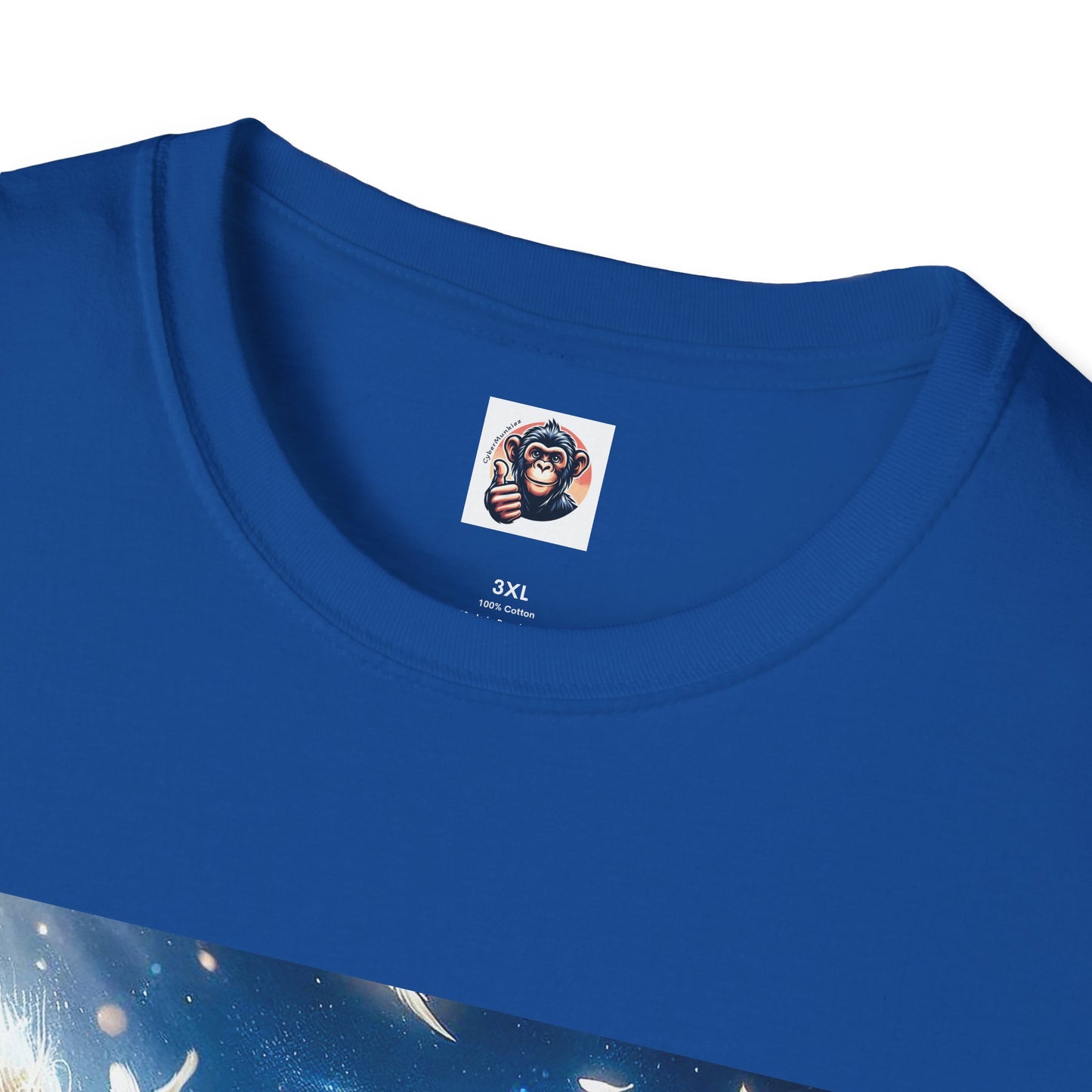 Capuchin Monkey Angel wings T-Shirt Printify