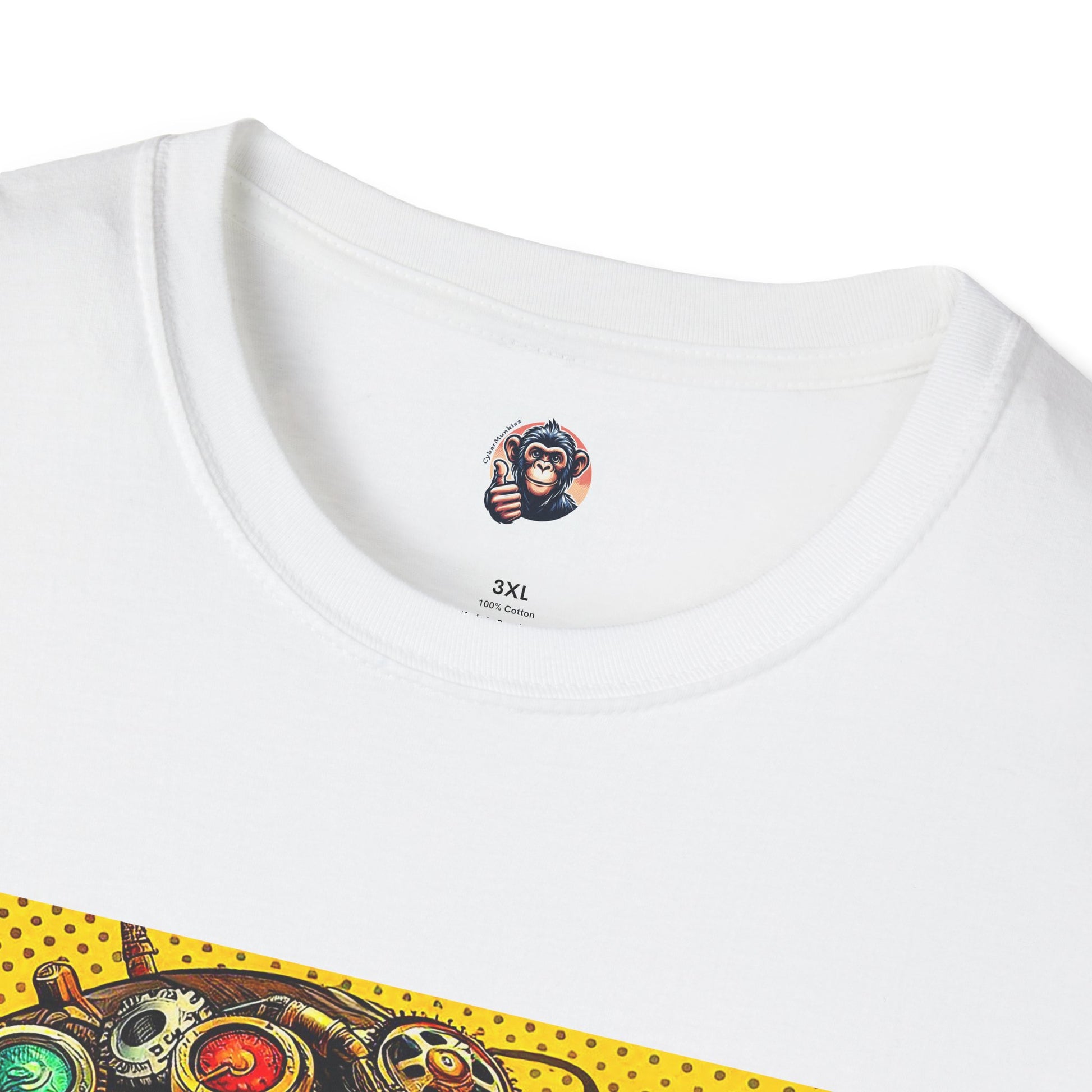 Capuchin Monkey steam punk T-Shirt Printify