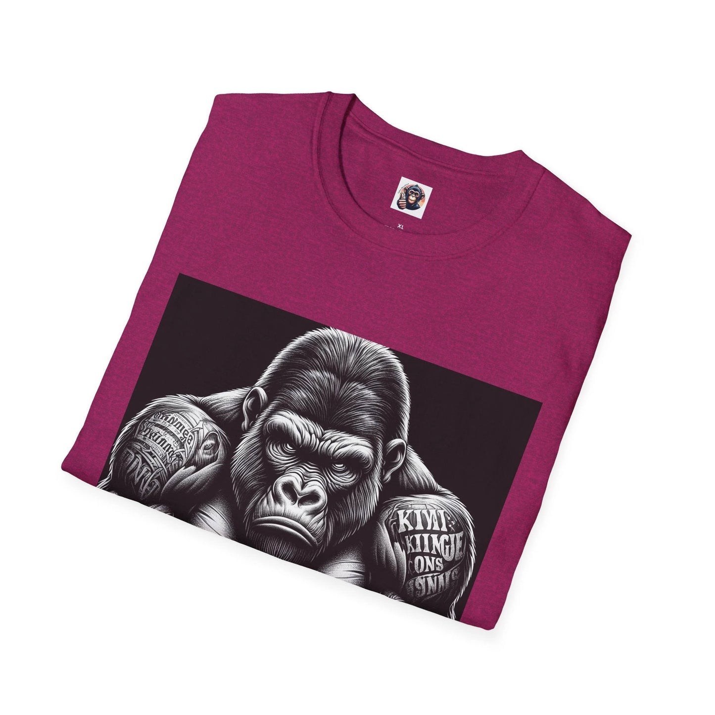 Gorilla tough guy shirt by Printify