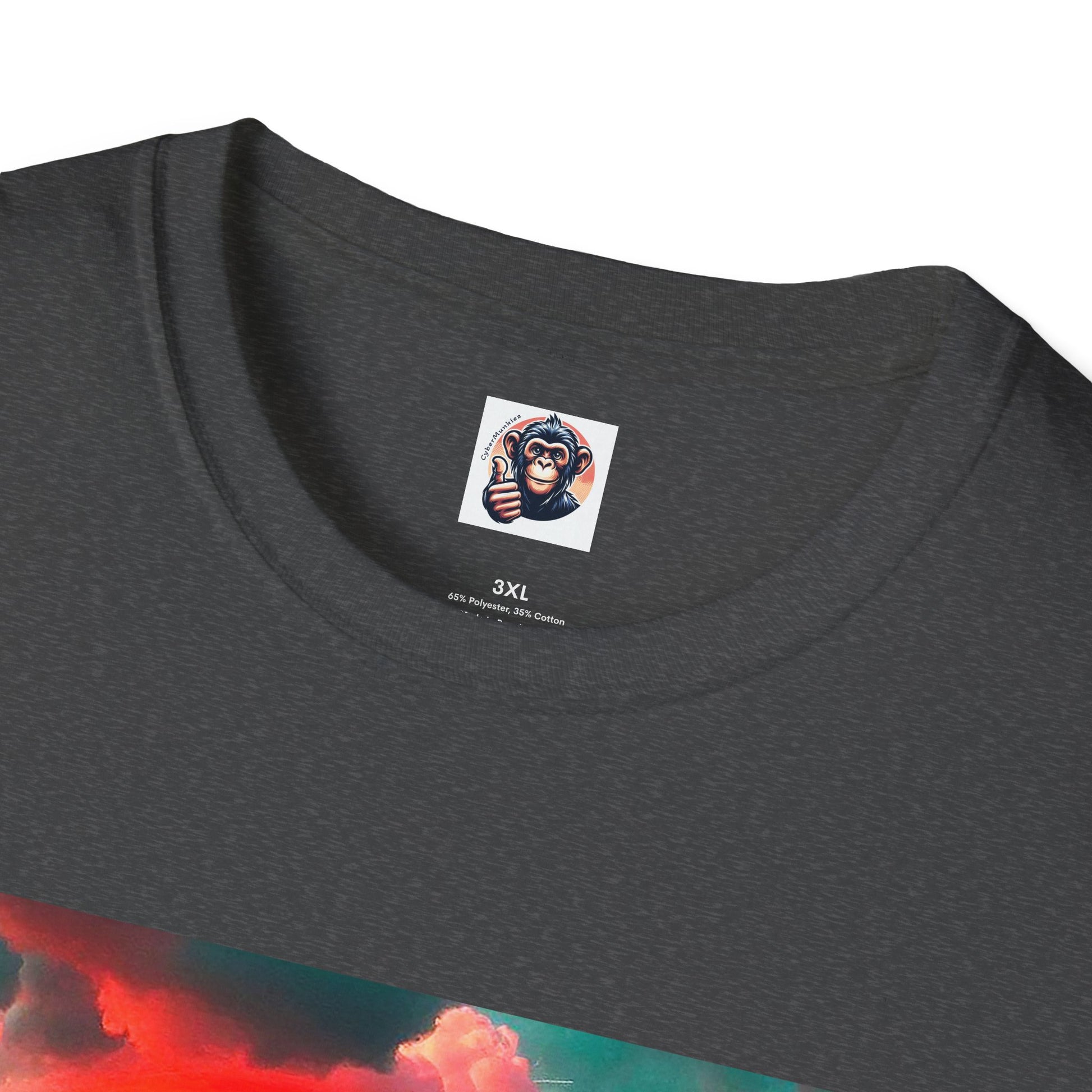 Baboon rainbow bridge T-Shirt Printify