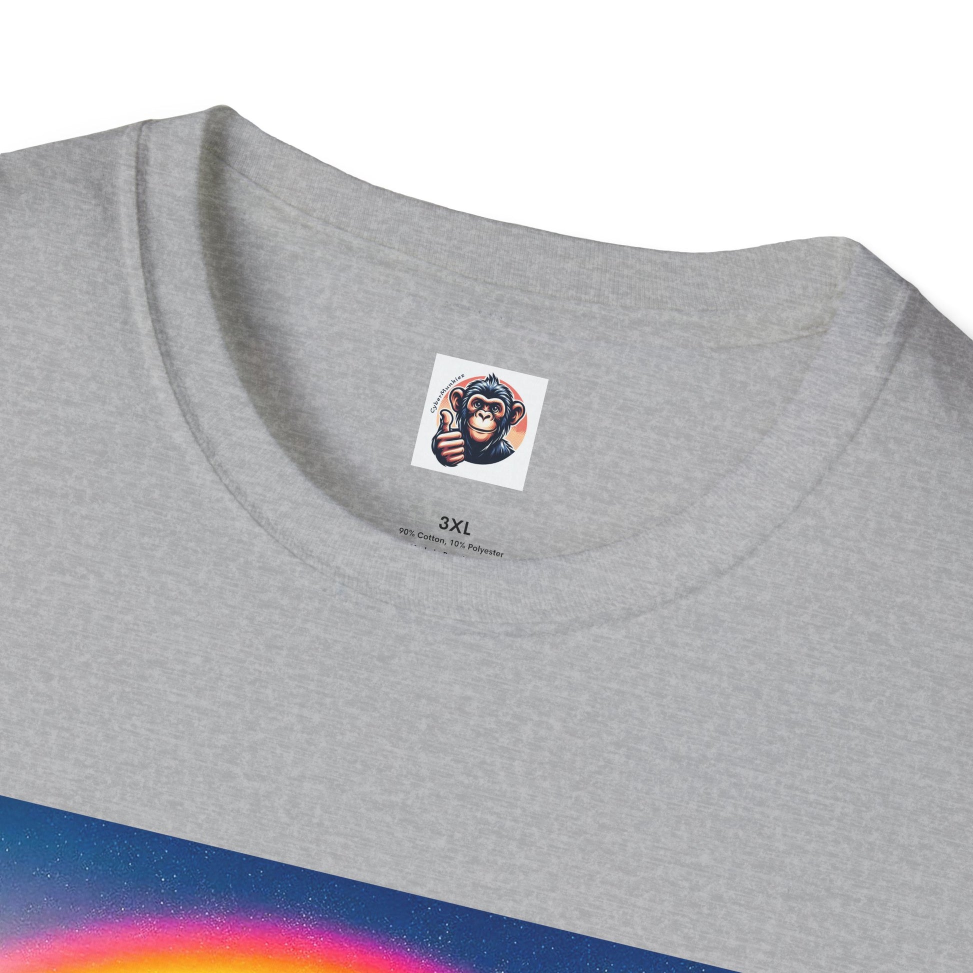 Capuchin Monkey rainbow bridge shirt T-Shirt Printify