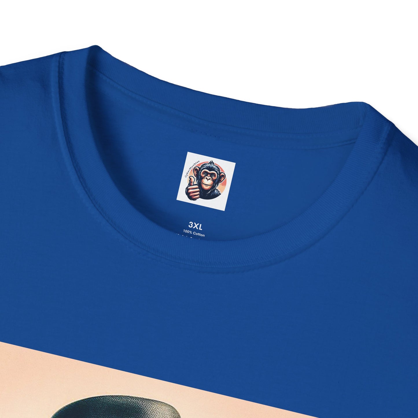 Baboon hat and bow T-Shirt Printify