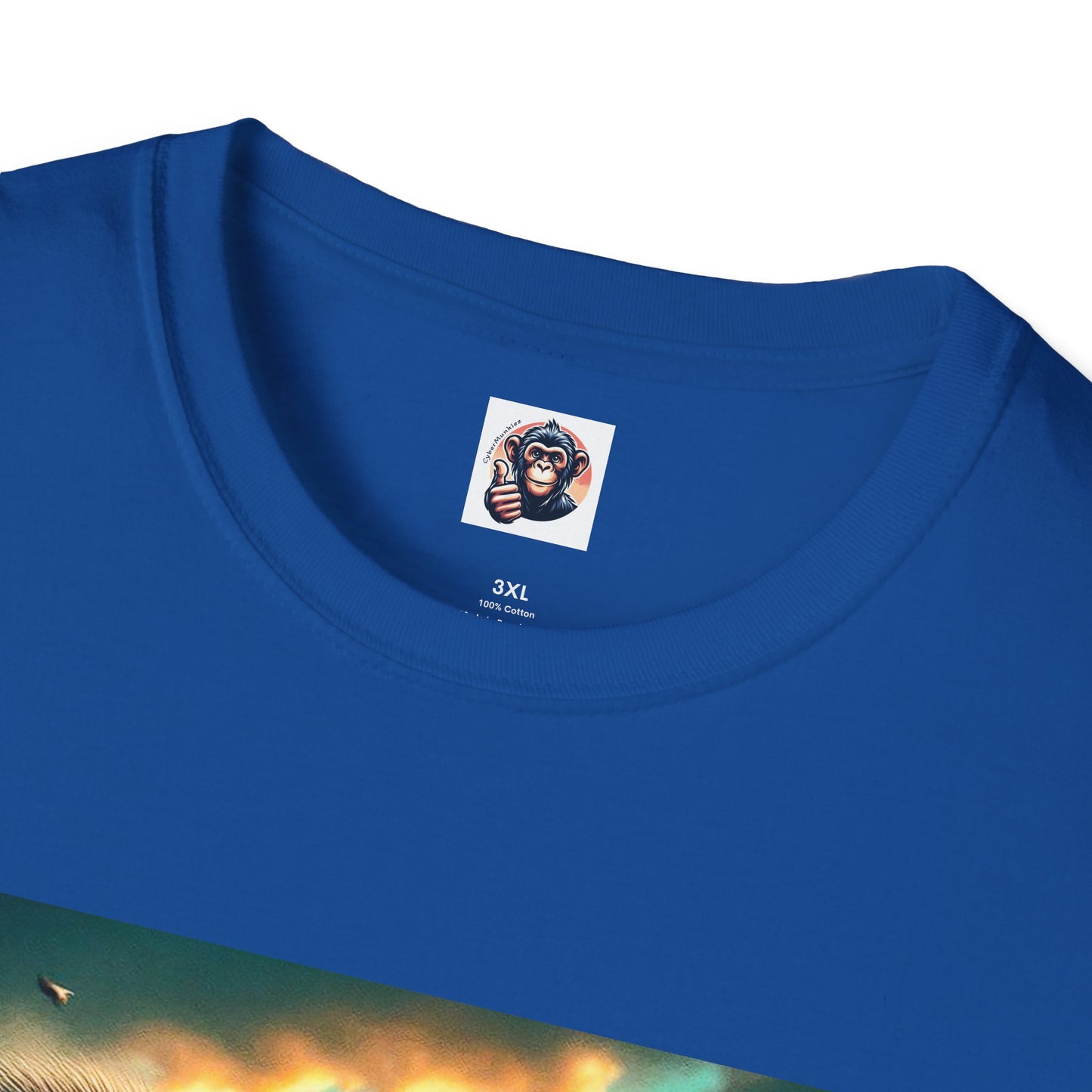 Wacky Baboon couple driving T-Shirt Printify